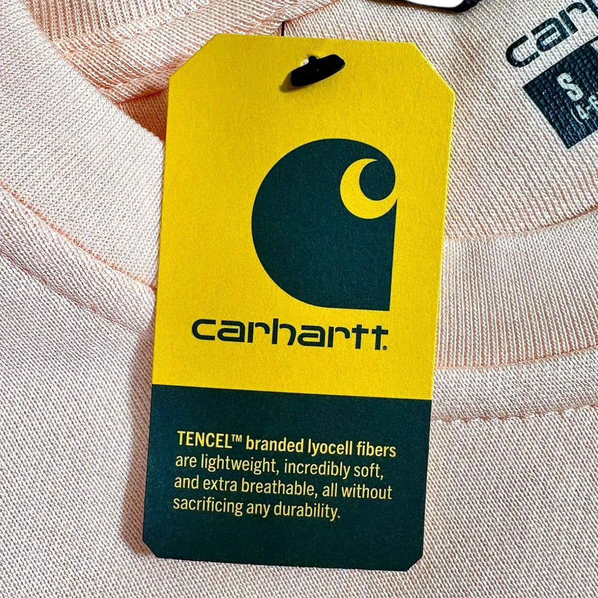 Carhartt Carhartt Women’s Loosefit Peach Henley Sweatshirt Sz S (4-6) Size S / US 4 / IT 40 - 10 Thumbnail