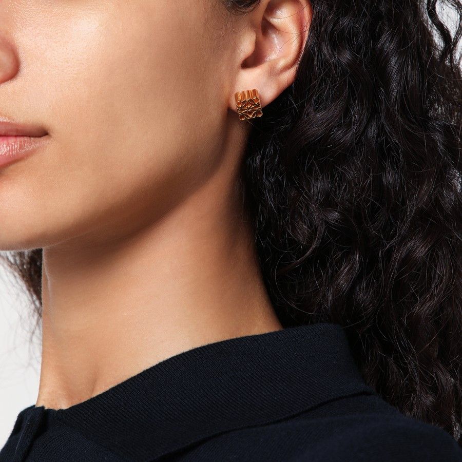 Loewe o1d2blof0824 Size: OS / Anagram Earrings in Gold Size ONE SIZE - 2 Thumbnail