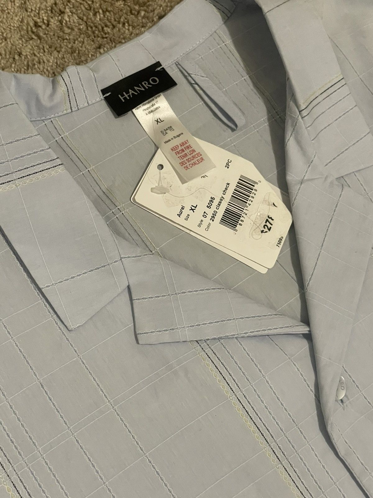 Hanro Hanro Light Blue Button Up Size US XL / EU 56 / 4 - 3 Thumbnail