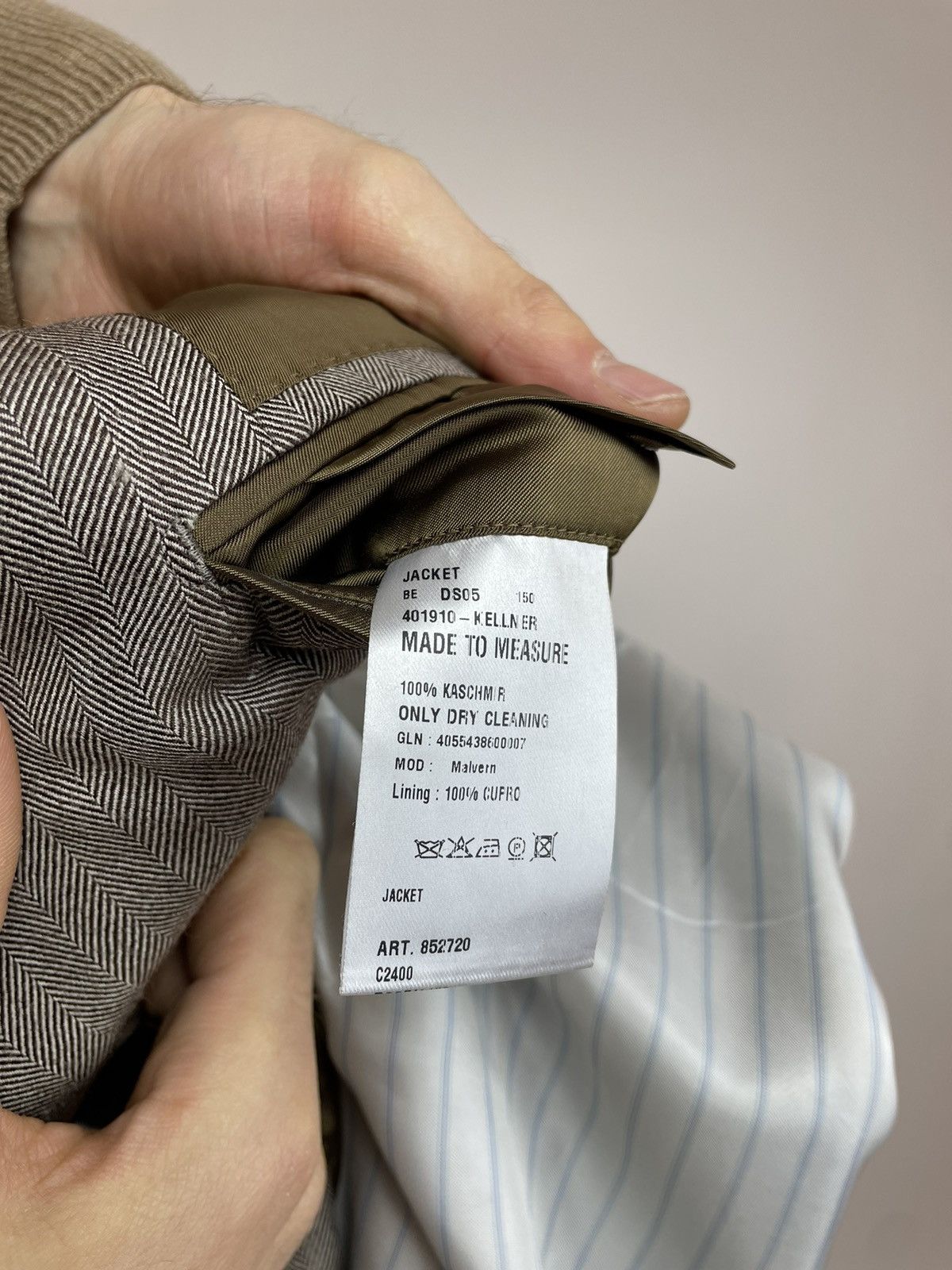 Designer × SCABAL SCABAL Cashmere Blazer one button Mens size 56R Size 46R - 14 Thumbnail