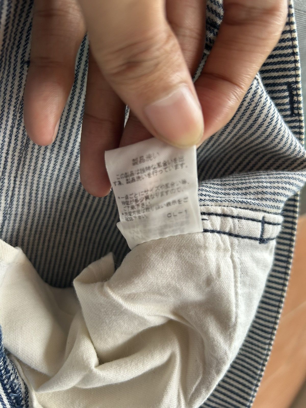 Zucca ZUCCA HICKORY STRIPE DENIM Size US 30 / EU 46 - 10 Thumbnail