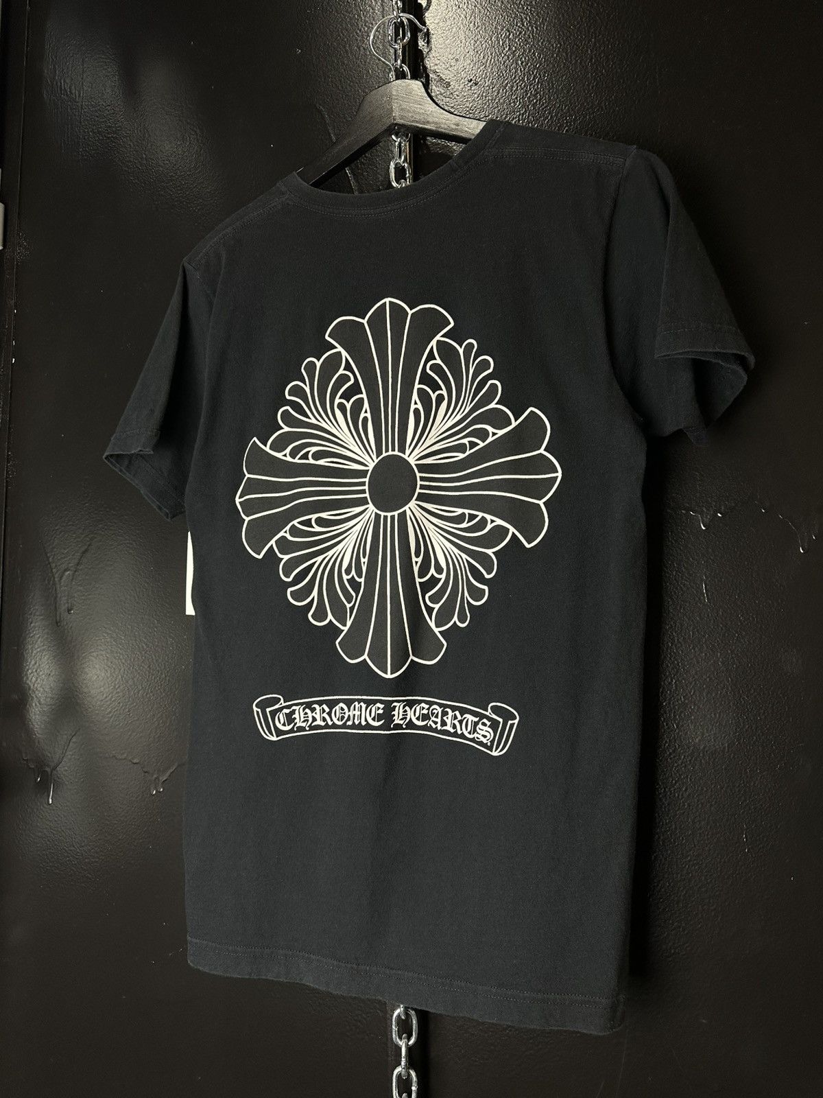 Chrome Hearts Chrome Hearts Scroll Floral Jumbo Cross Pocket Tee Size US M / EU 48-50 / 2 - 1 Thumbnail