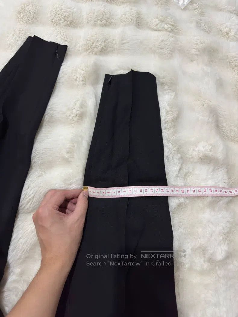 Saint Laurent Paris Saint Laurent Paris Tapered Trousers Size 34" / US 12 / IT 48 - 7 Thumbnail