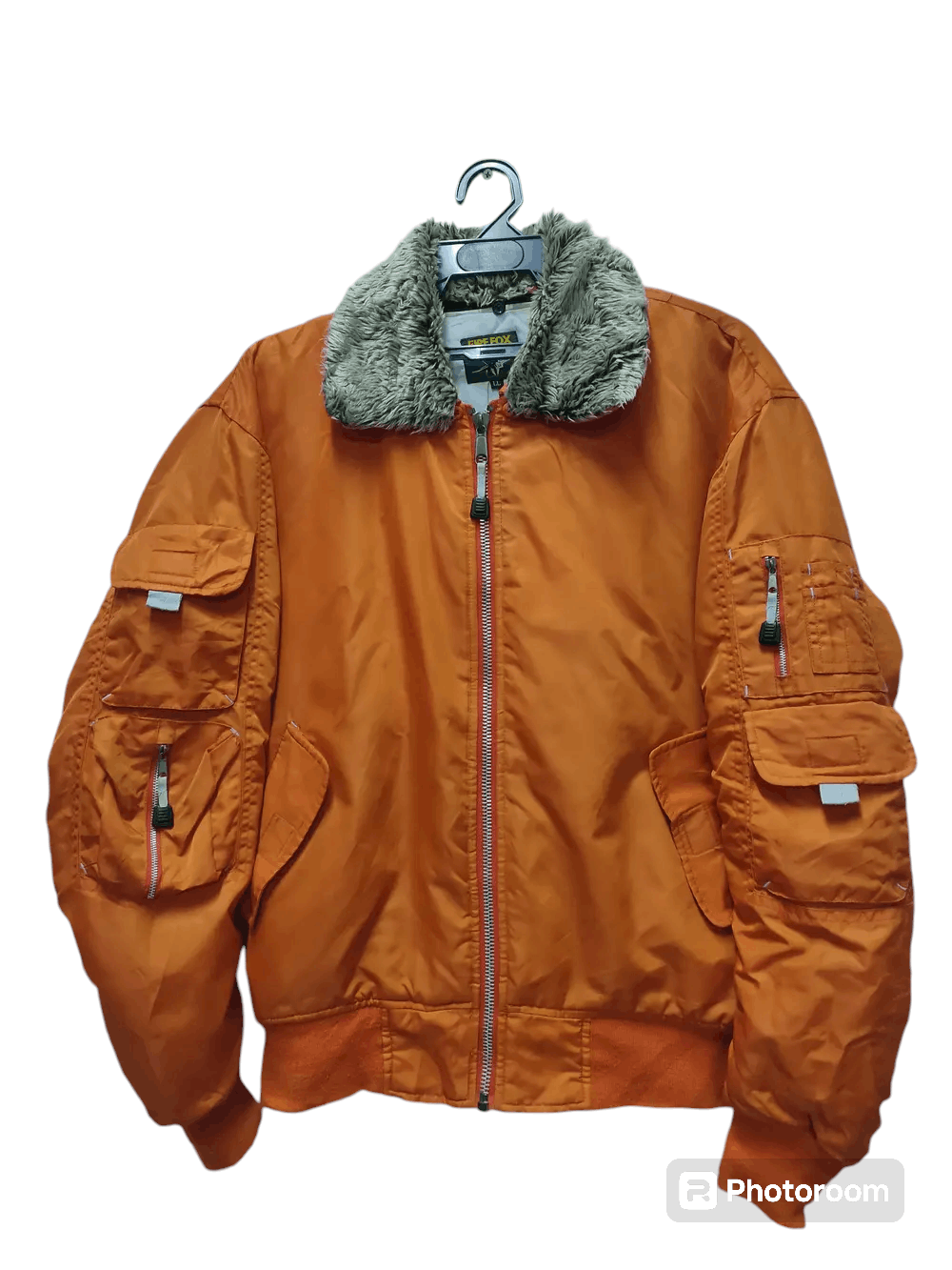 Vintage Fire Fox fleight bomber fur jacket