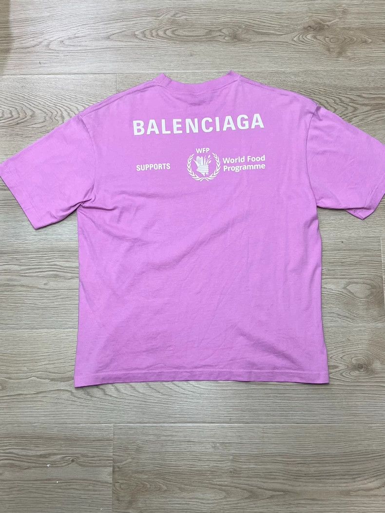 Balenciaga Balenciaga WFP Wheat Pattern Short Sleeve, Pink S Size US S / EU 44-46 / 1 - 6 Thumbnail