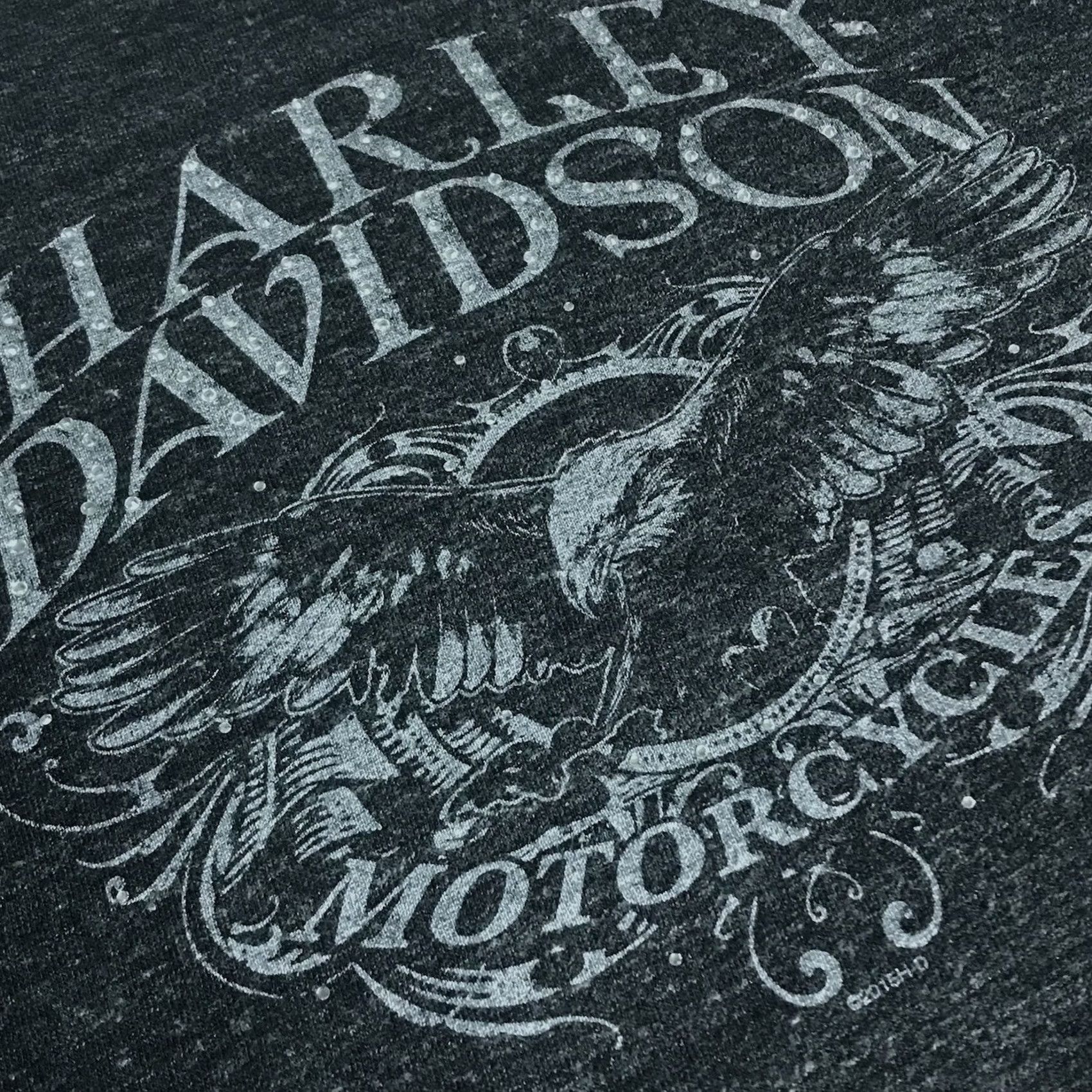 Harley Davidson Harley-Davidson Women Top T-Shirt 3/4 Raglan Colorblock Bahamas Gray L Crew Neck Pullover Casual Shirt Size L / US 10 / IT 46 - 4 Thumbnail