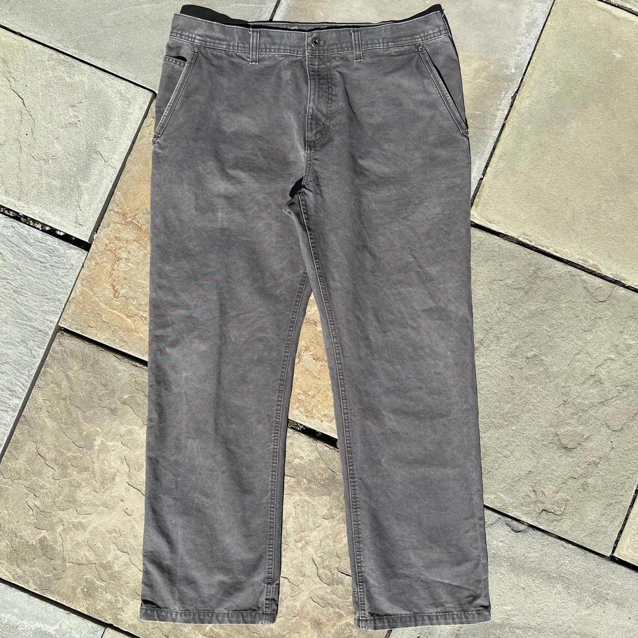 Eddie Bauer Grey Garment Dyed Canvas Utility Work Pants Size US 38 / EU 54 - 1 Thumbnail
