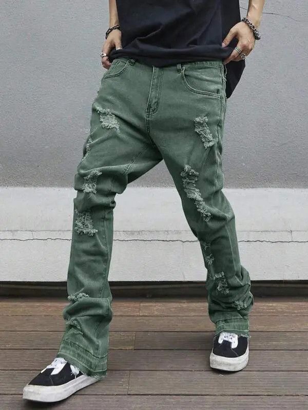 Designer Norika x Nami Skinny distressed pants Size US 30 / EU 46 - 6 Thumbnail