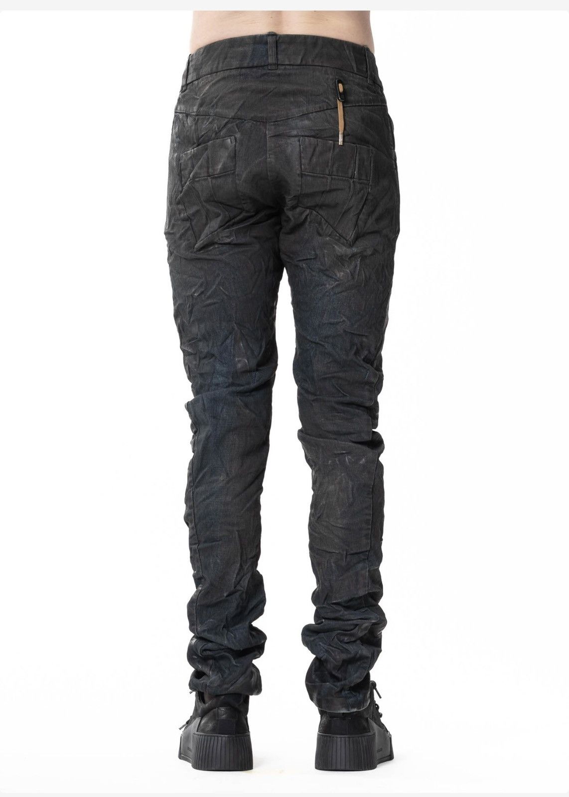 Boris Bidjan Saberi P13.D TF Dirty Denim SS24 Tapered Jeans Size US 30 / EU 46 - 11 Thumbnail