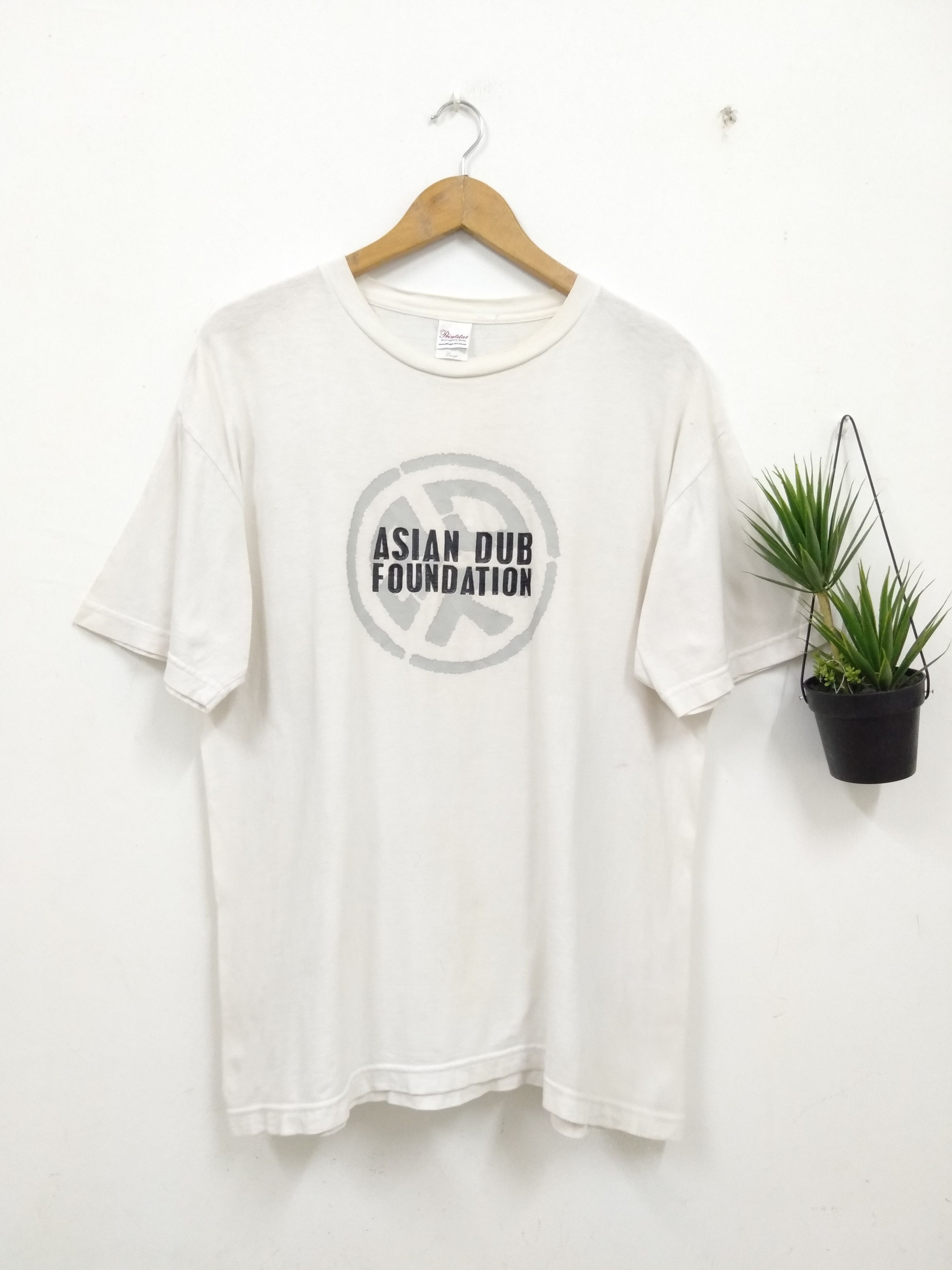 Band Tees × Vintage Vtg Asian Dub Foundation english electro band promo t shirt Size US L / EU 52-54 / 3 - 1 Thumbnail
