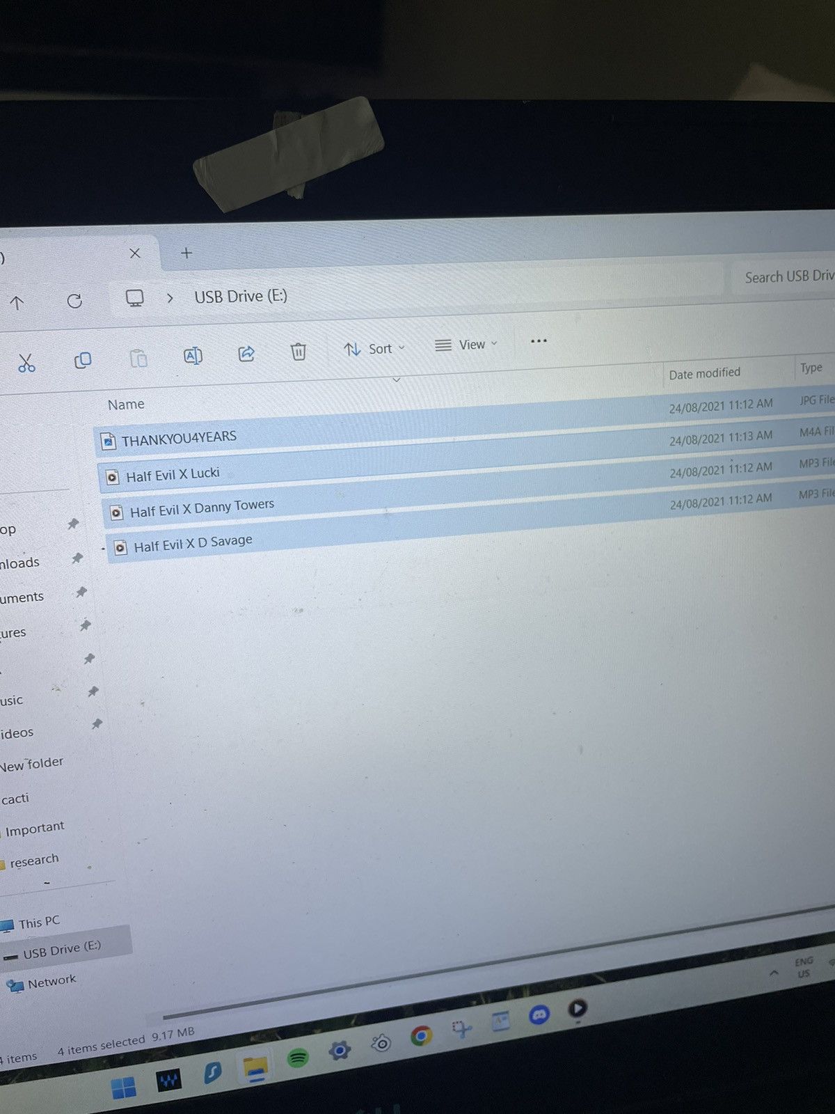 Half Evil Half evil 333 usb unreleased music 1 of 90 Size ONE SIZE - 2 Thumbnail