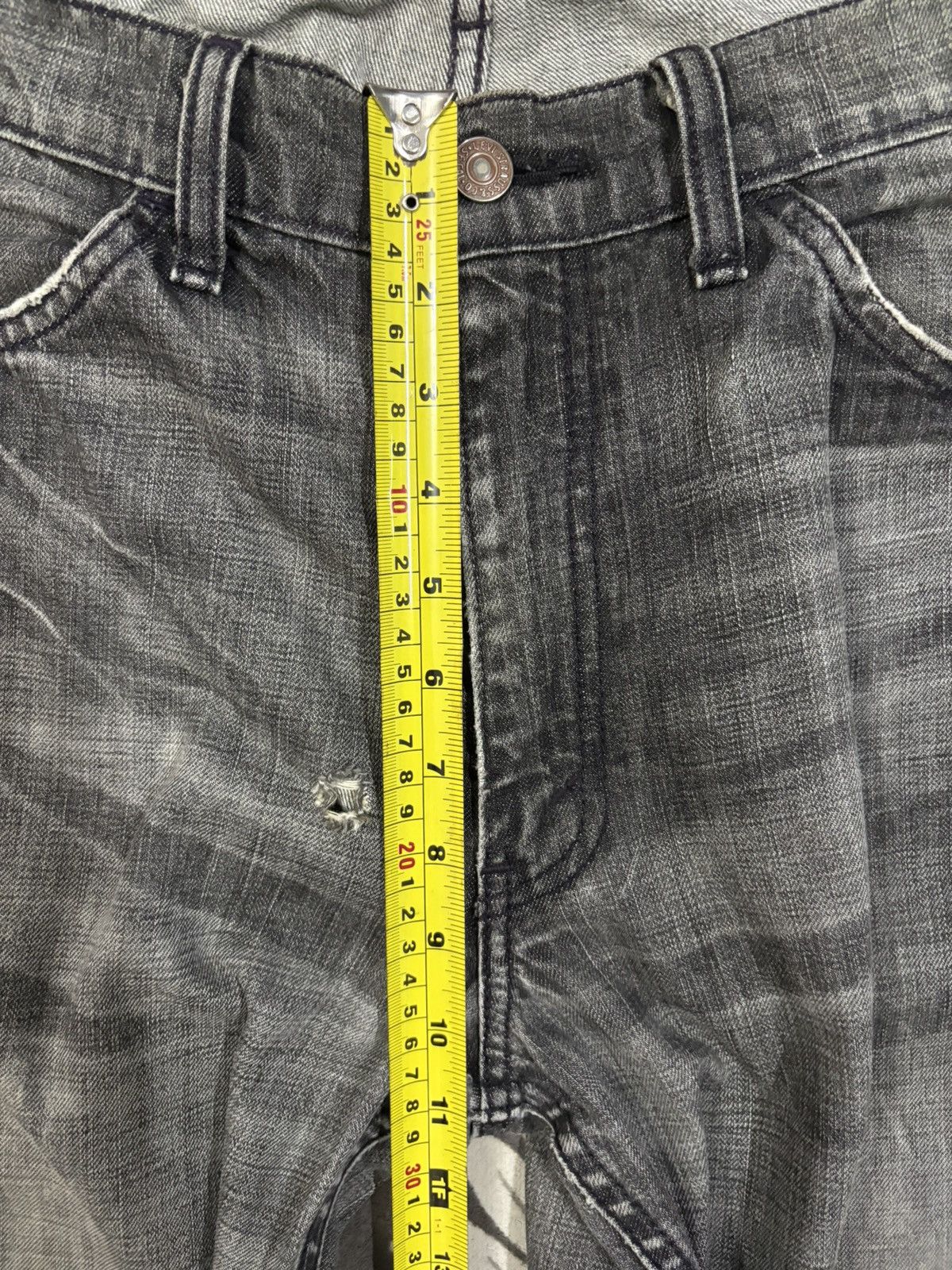 Levi's Vintage 2000s Levis 519-09 Faded Whiskers Distressed Jeans Size US 34 / EU 50 - 17 Thumbnail
