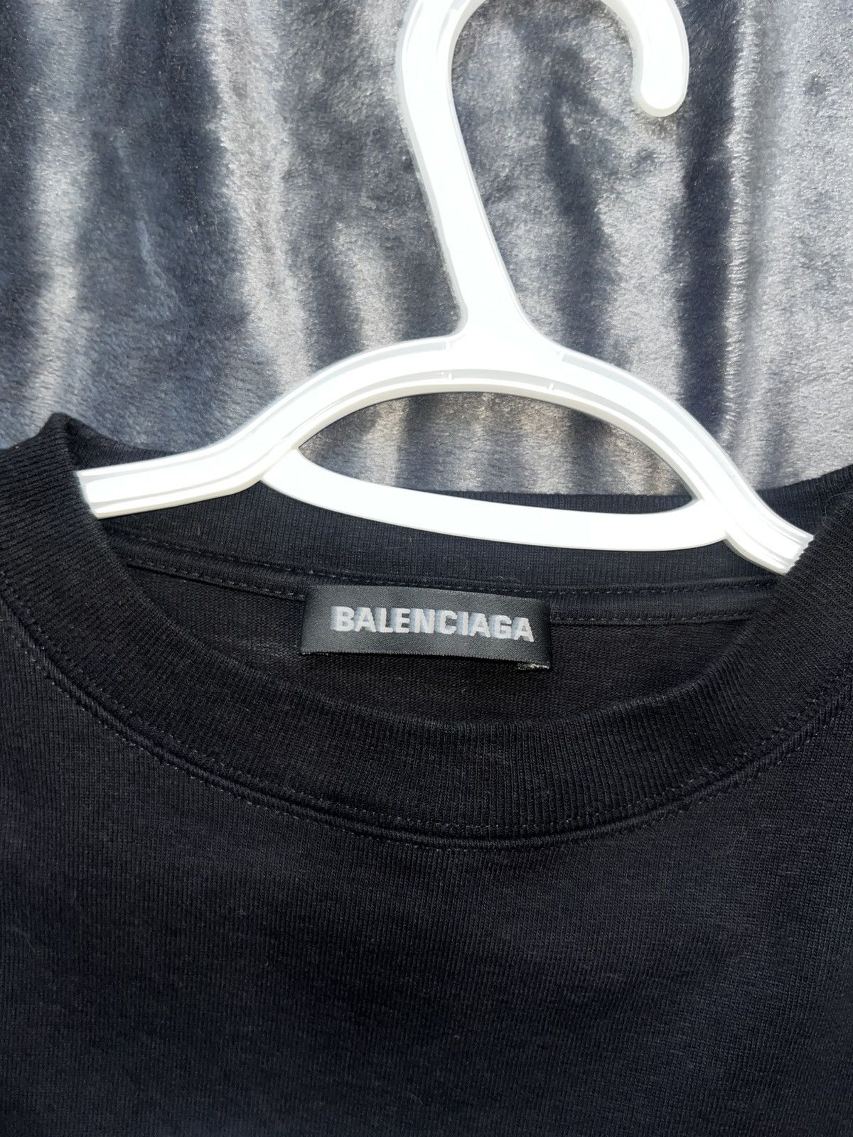 Balenciaga Balenciaga Crew Logo T-shirt Size US S / EU 44-46 / 1 - 3 Thumbnail