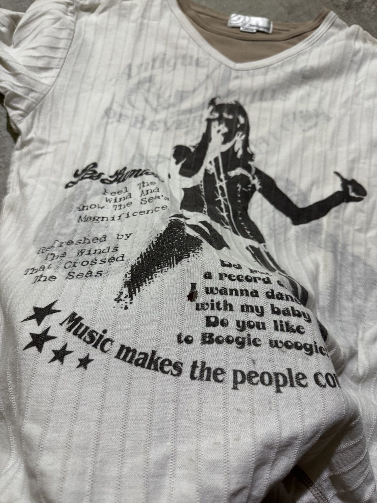 Hysteric Glamour Y2k 31040=Homme double layer ifsixwasnine poem tshirt Size US M / EU 48-50 / 2 - 7 Thumbnail