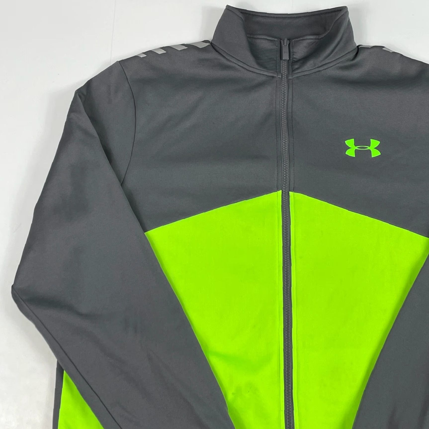 Under Armour Under Armour Jacket Men L Gray ColdGear Infrared Fleece Full Zip NFL Combine Size US L / EU 52-54 / 3 - 2 Thumbnail