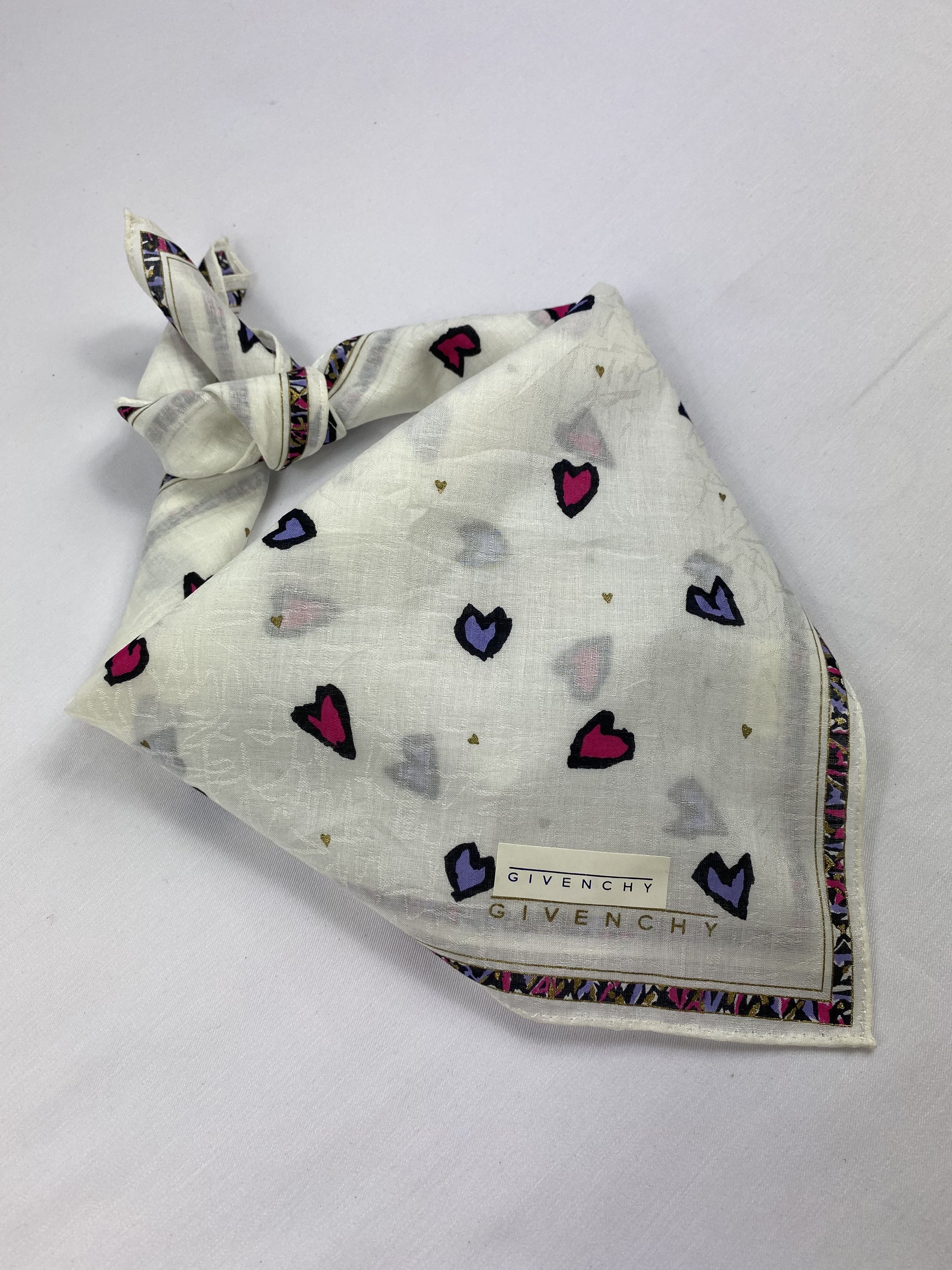 Vintage Givenchy Handkerchief / Bandana / Neckerchief Size ONE SIZE - 2 Thumbnail