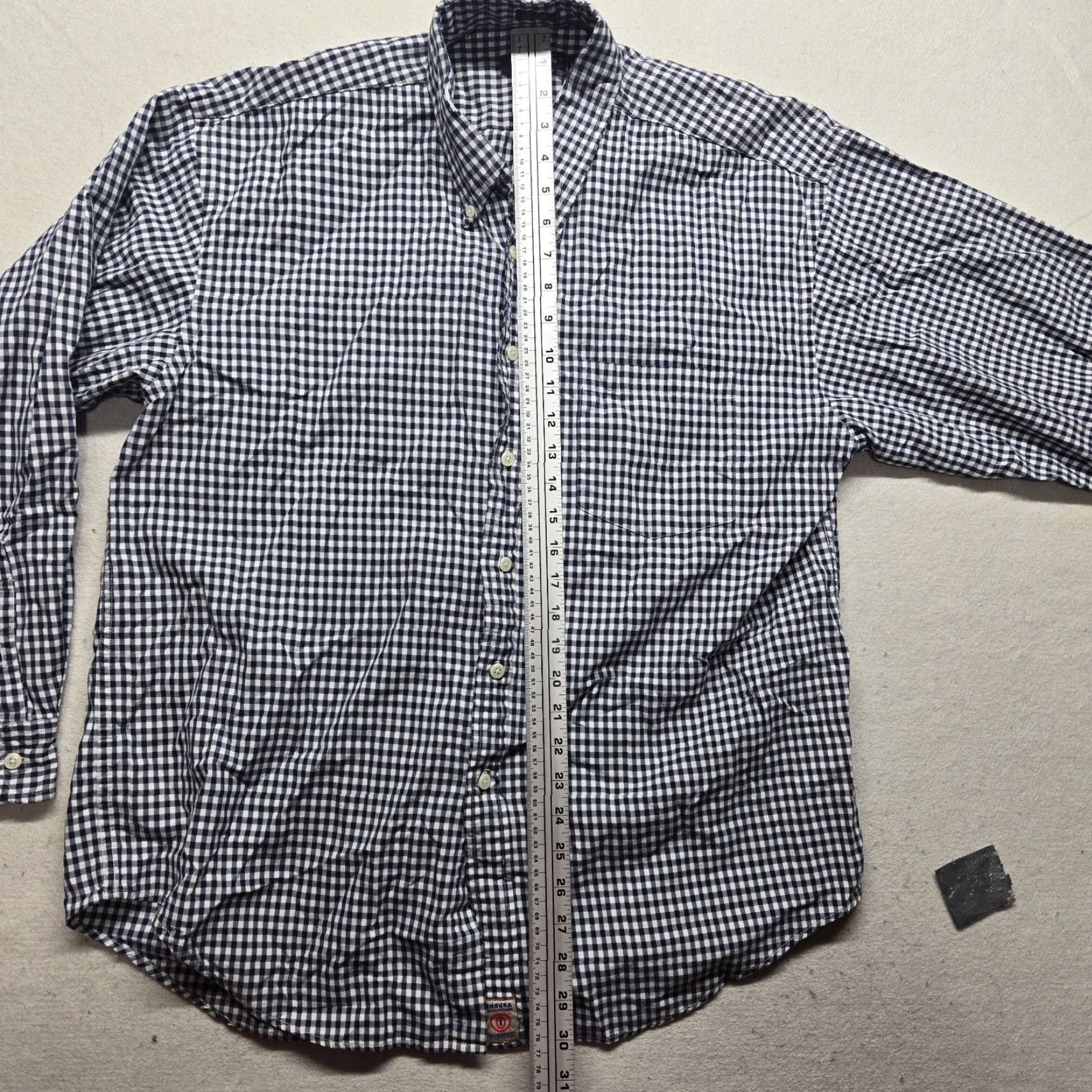 Evergreen Evergreen Shirt Button-Up Long Sleeve Black 100% Cotton Men L Casual Vintage No N/A Size US L / EU 52-54 / 3 - 6 Thumbnail