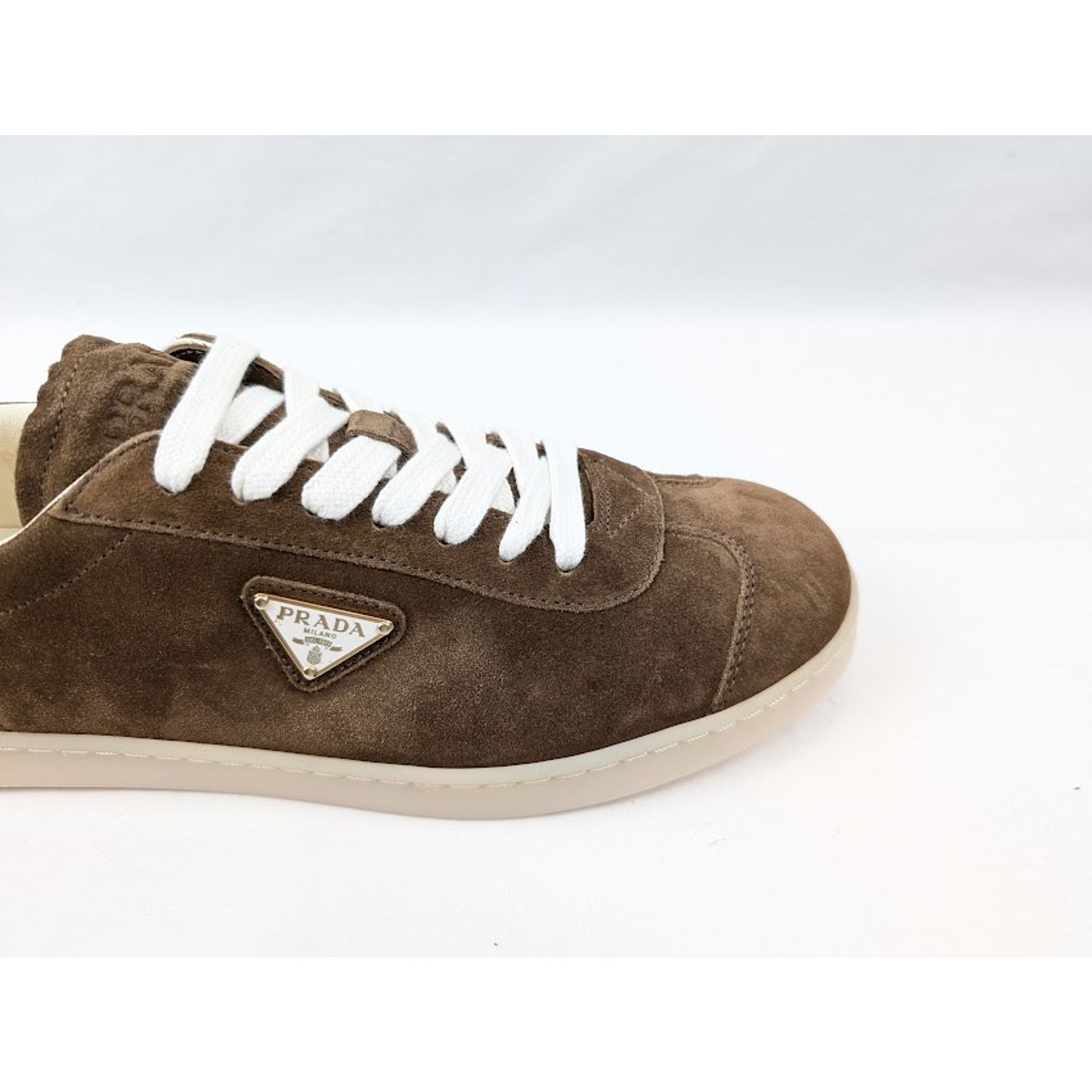 Prada o1rshd1 Low-Top Sneakers in Sigaro Size US 11 / EU 44 - 3 Thumbnail
