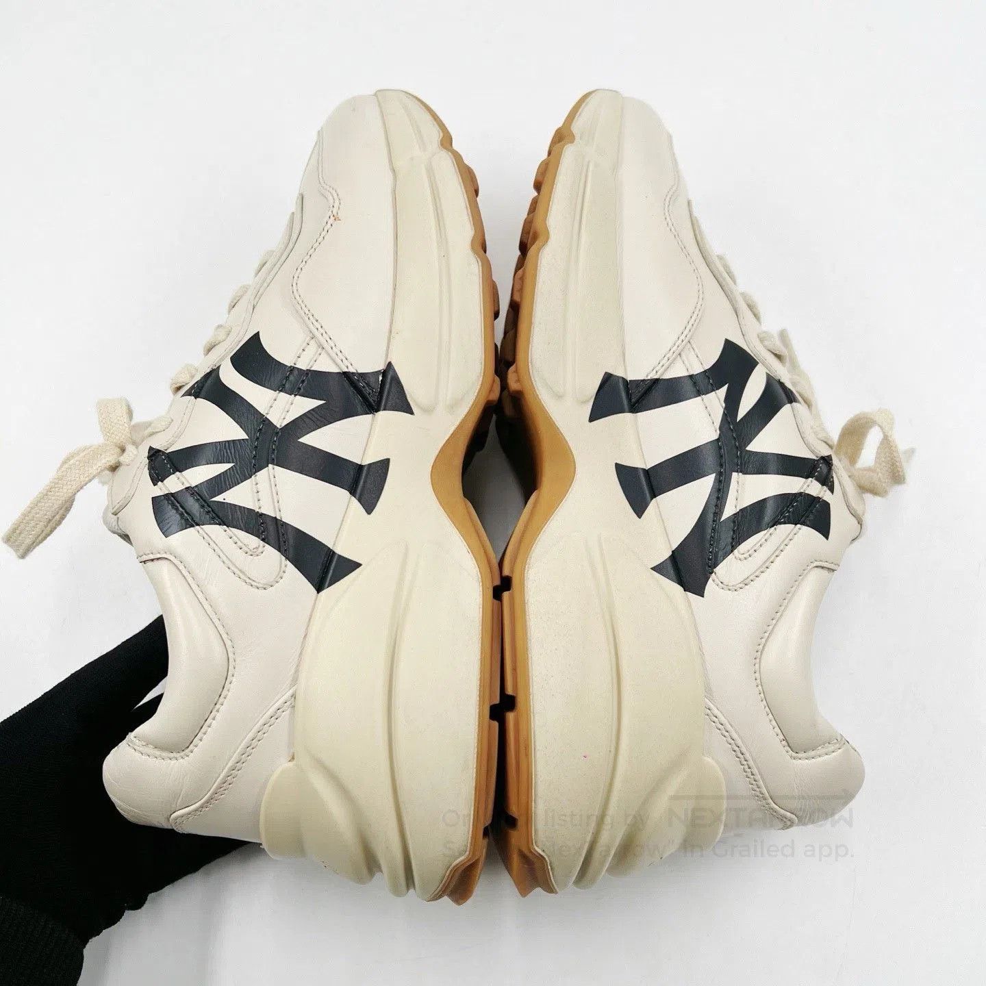 Gucci GUCCI x MLB Beige Low-Top Dad Shoes. Size US 6 / EU 39 - 6 Thumbnail