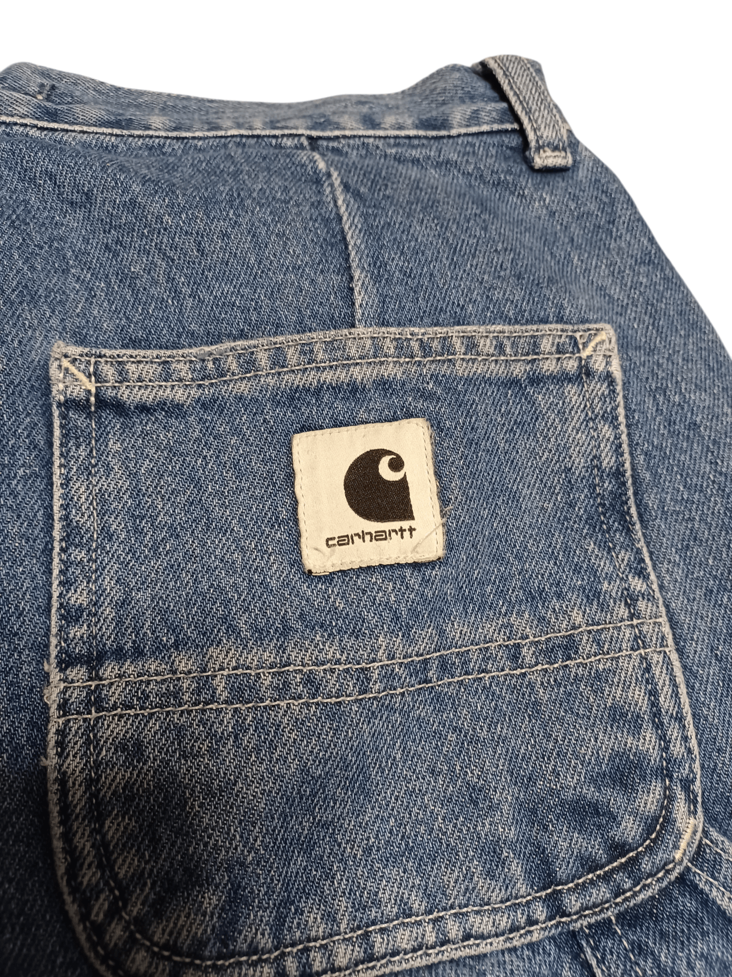 Carhartt FIRE CARHARTT BAGGY CARPENTERS HIGH WAIST LOOSE LADY`S JEANS Size 26" / US 2 / IT 38 - 3 Thumbnail