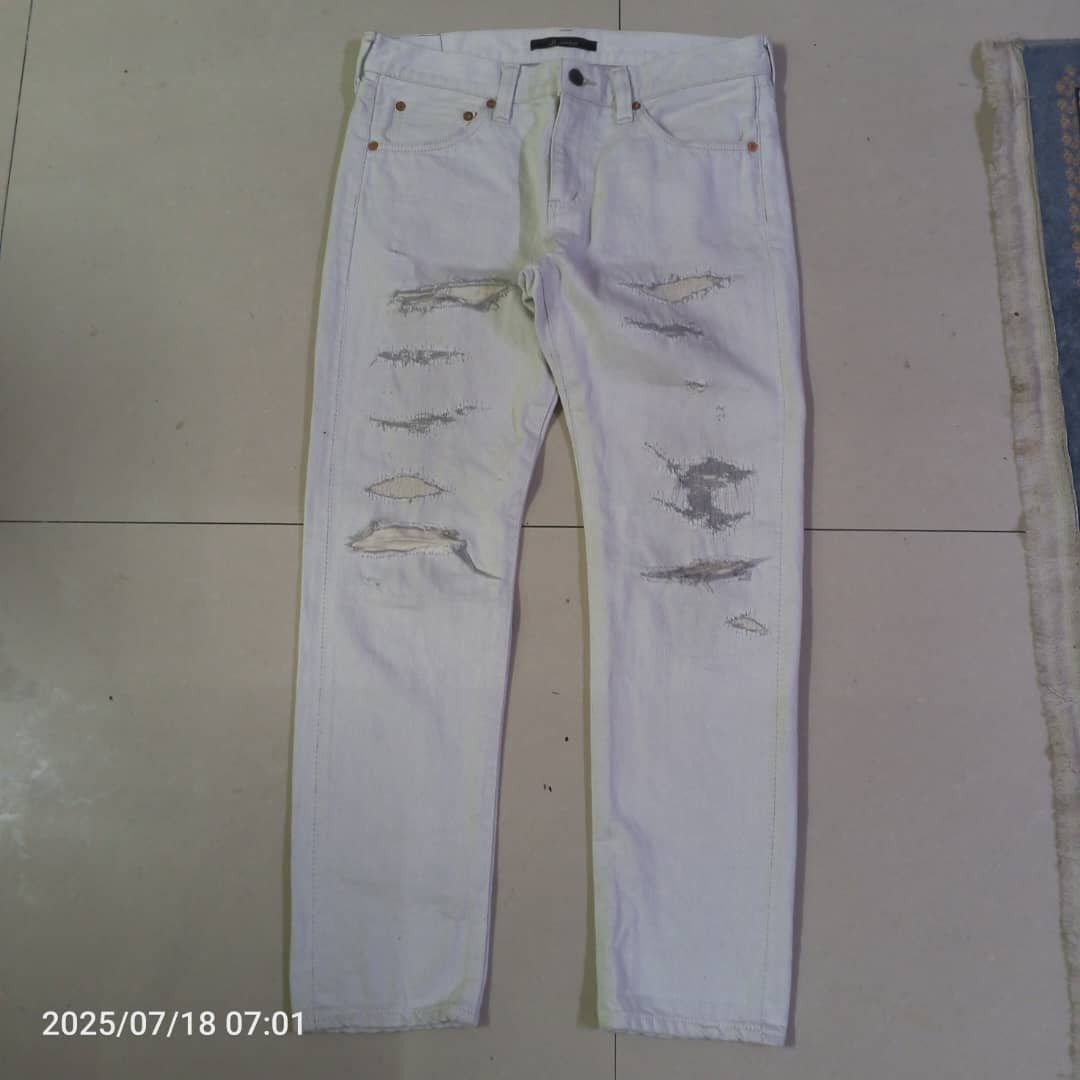 Johnbull Johnbull distressed selvedge jeans Size 31" - 1 Thumbnail
