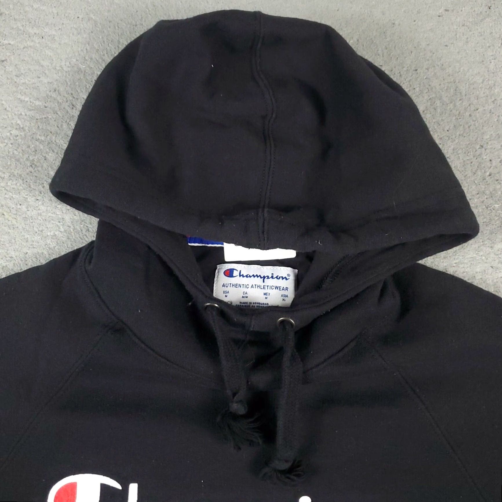 Champion Champion Hoodie Mens Medium Black Casual Pullover Sweatshirt Size US M / EU 48-50 / 2 - 2 Thumbnail