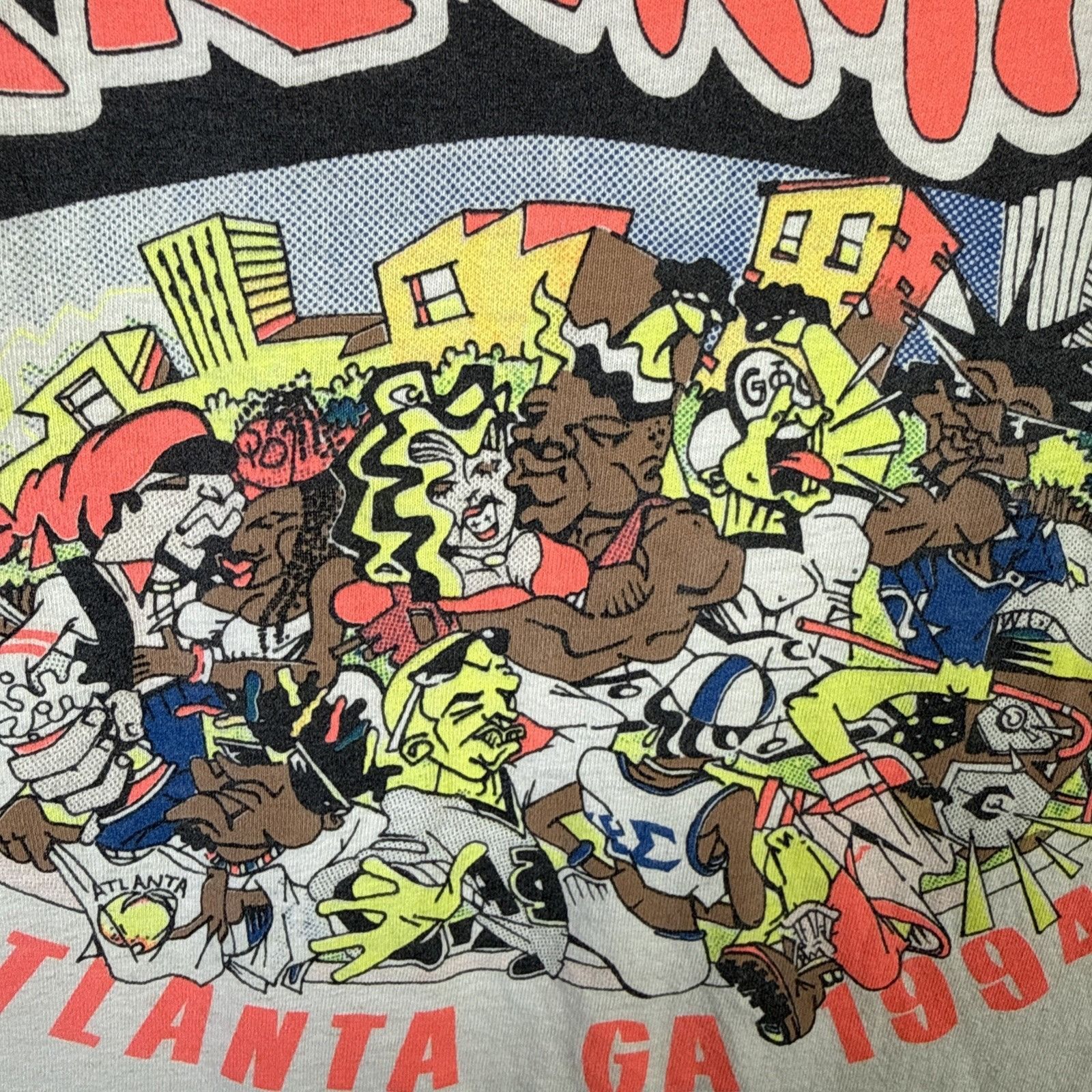 Vintage Vintage Freaknik Shirt XL White 90s 1994 Atlanta Hop Hop Rap Size US XL / EU 56 / 4 - 5 Thumbnail