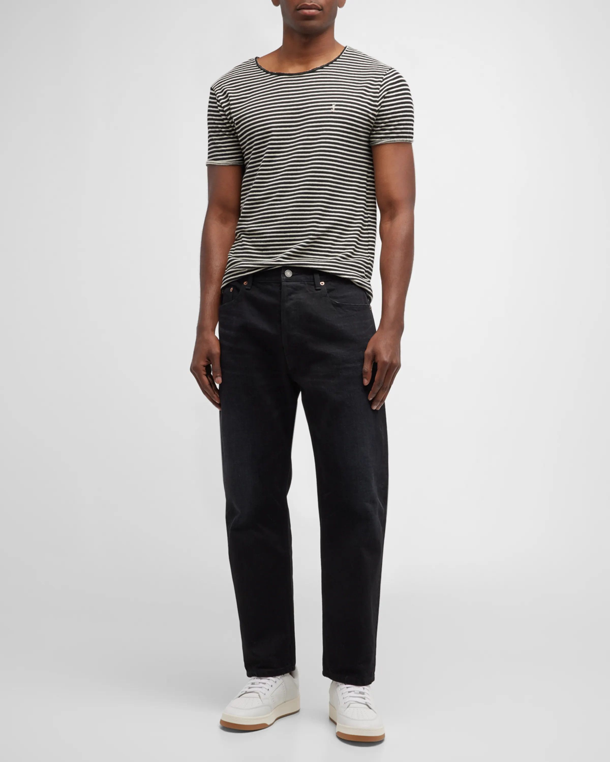 Saint Laurent Paris Saint Laurent D34 Mick Jeans - Osaka Black Denim Size US 34 / EU 50 - 4 Thumbnail