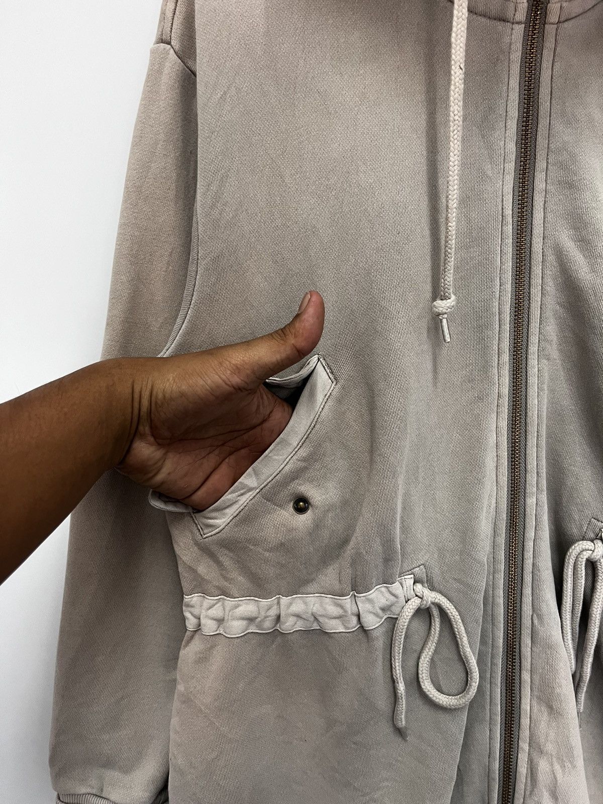 Avirex ⚡️ Distressed Grey Avirex cotton Sweat parka Size US M / EU 48-50 / 2 - 4 Thumbnail
