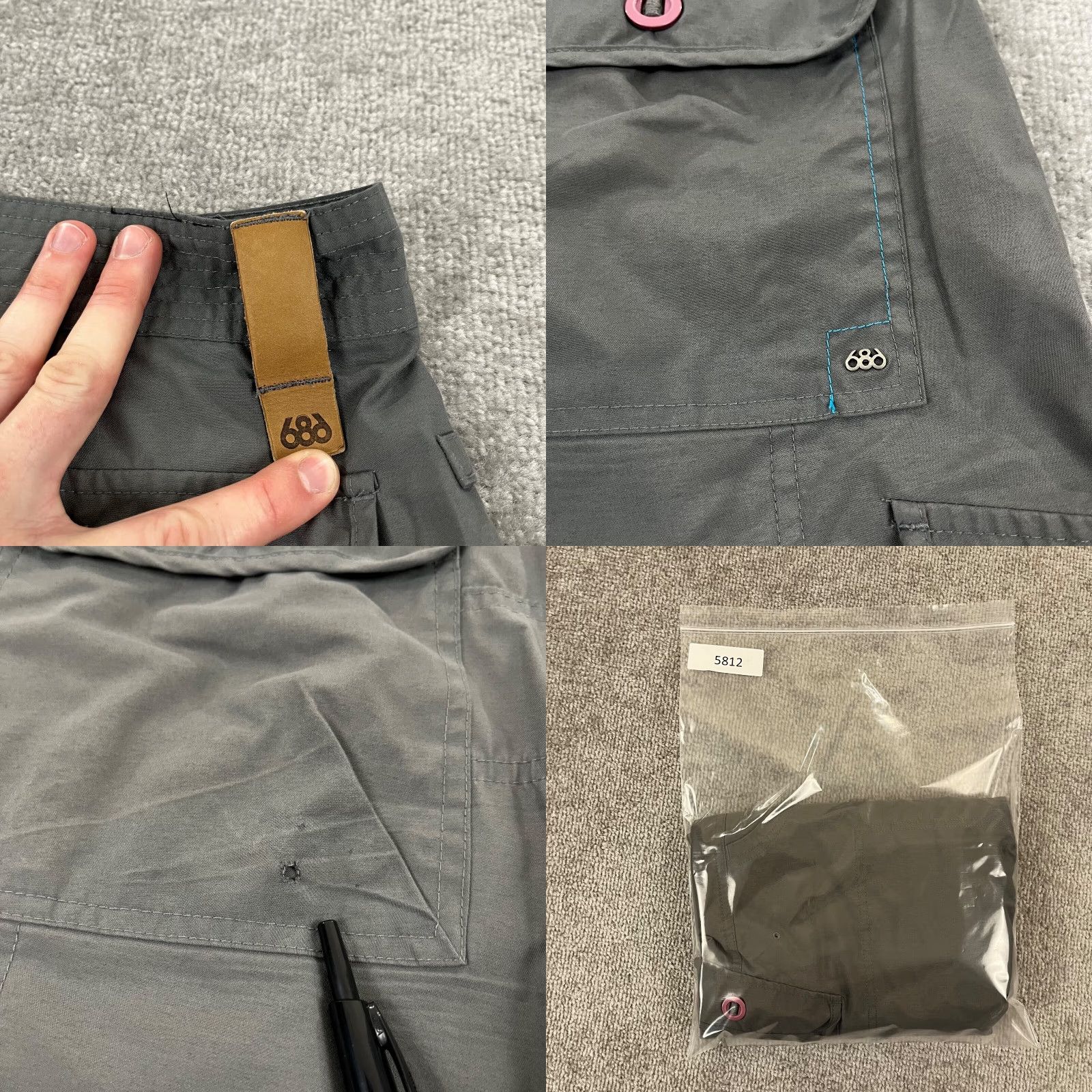 686 686 Shorts Mens Size 34 Gray Cargo Tactical Performance Outdoor Hike Camp Size US 34 / EU 50 - 8 Thumbnail