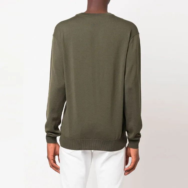 Moschino o1y0225 Sweater in Dark Green Size US M / EU 48-50 / 2 - 4 Thumbnail