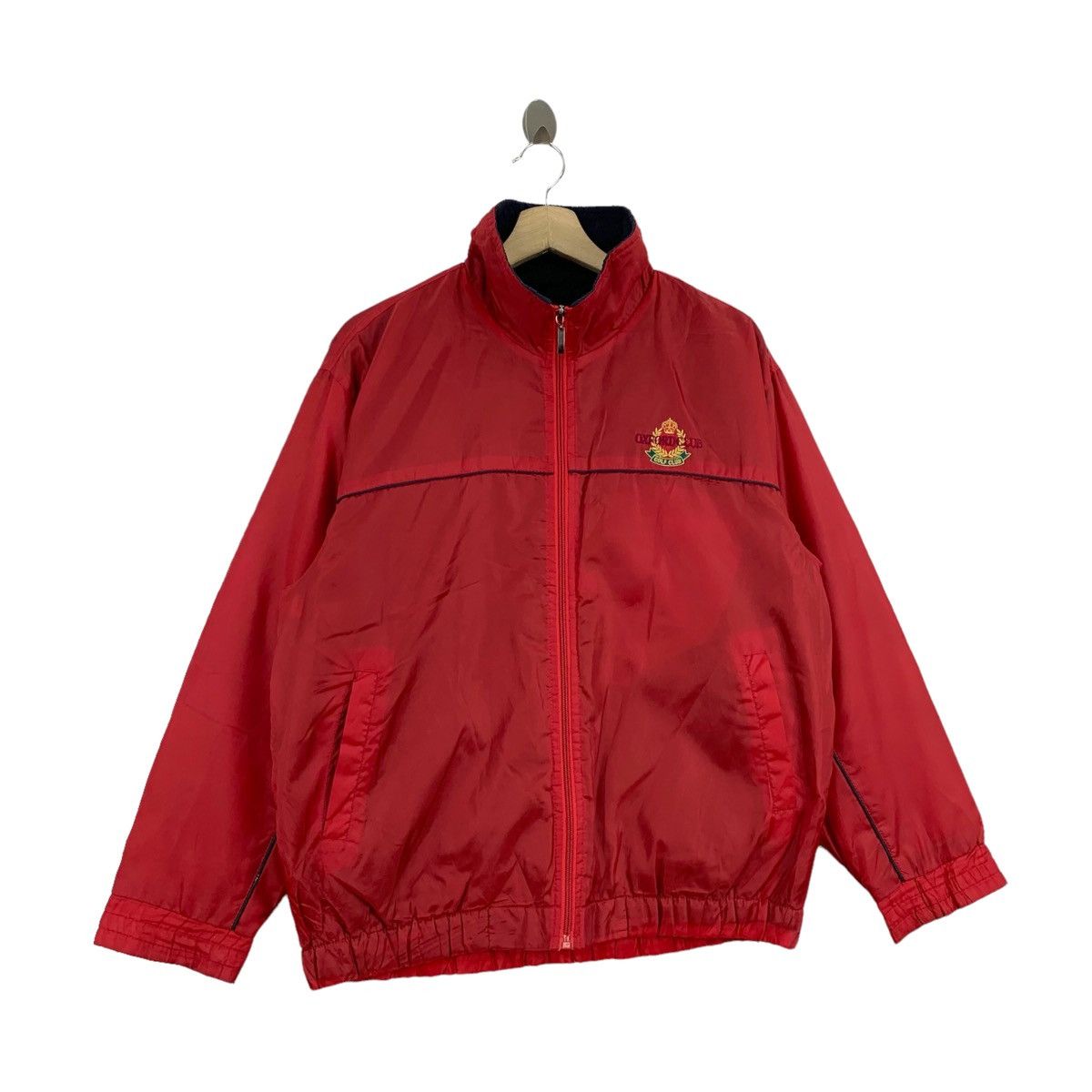 Vintage Vintage OXFORD Gold Club Small Logo Zipper Windbreaker Size US M / EU 48-50 / 2 - 9 Thumbnail