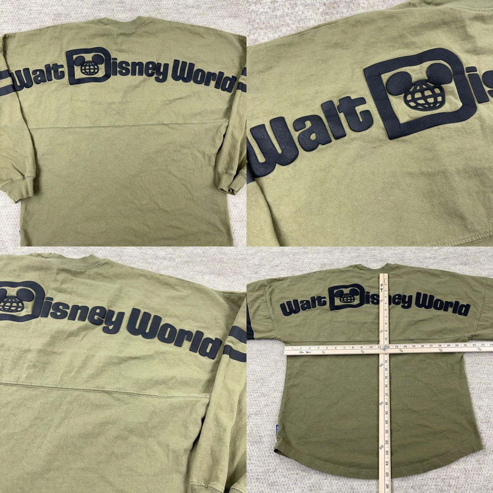 Disney Disney Spirit Jersey Women's Small Olive Green Long Sleeve Graphic Tee Walt Disney World Size S / US 4 / IT 40 - 8 Thumbnail