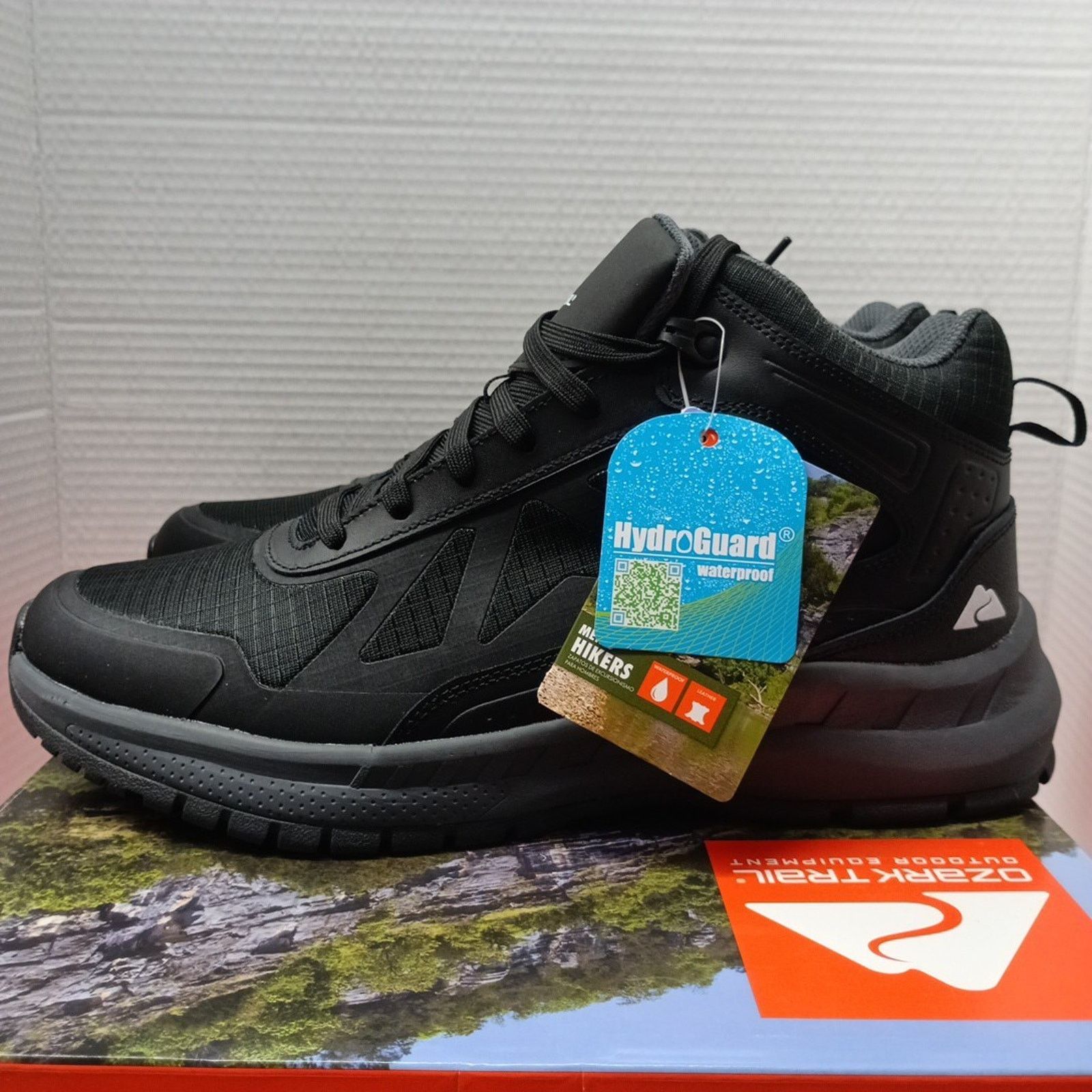 Other Men’s size 11 Ozark Trail Tech Hiker Waterproof Boots Black Size US 11 / EU 44 - 3 Thumbnail