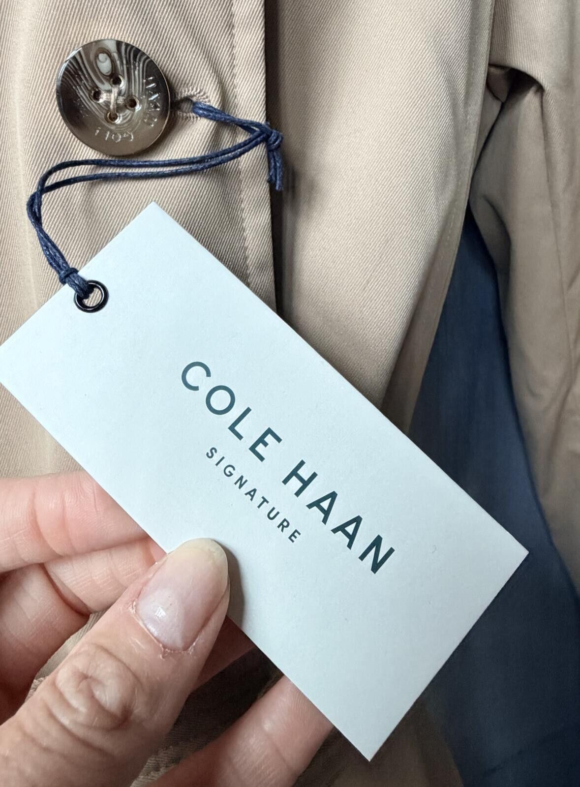 Cole Haan NWT Cole Haan Signature Hooded Trench Rain Coat Beige Medium Size M / US 6-8 / IT 42-44 - 7 Thumbnail