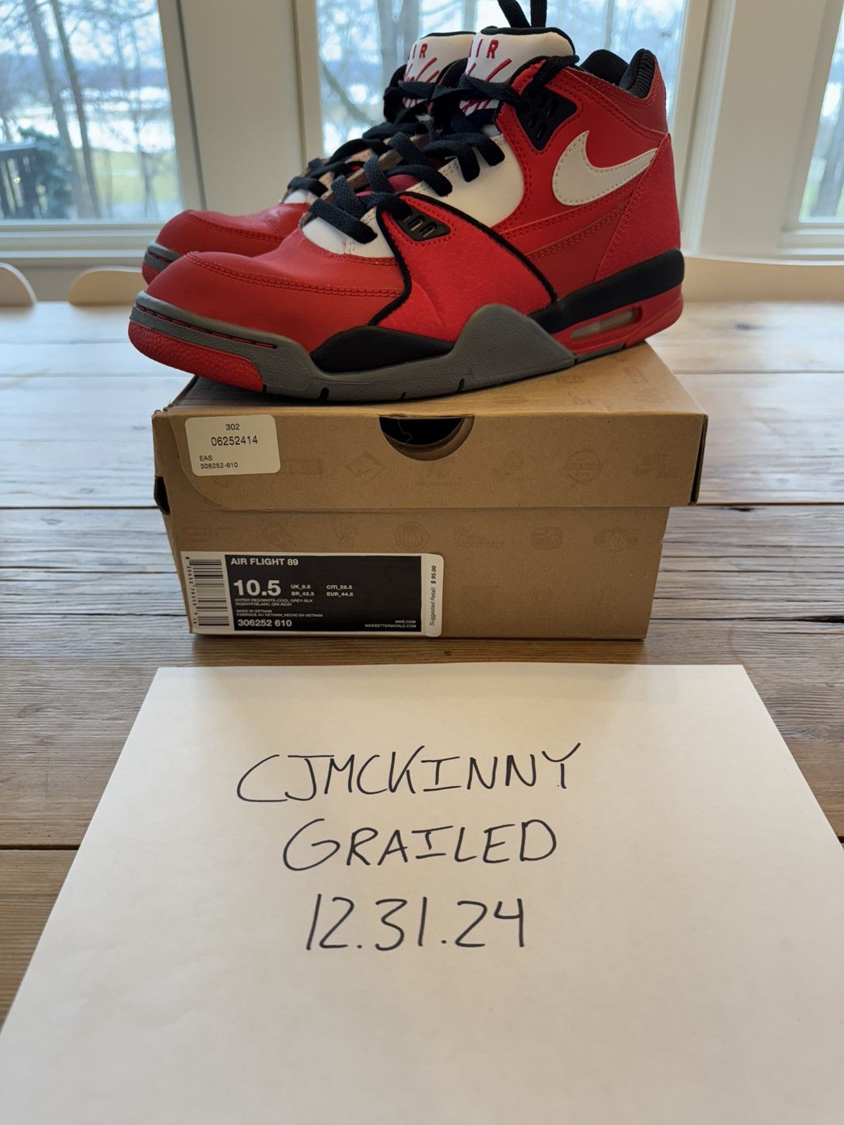 Nike Nike Air Flight 89 Hyper Red Size US 10.5 / EU 43-44 - 1 Thumbnail