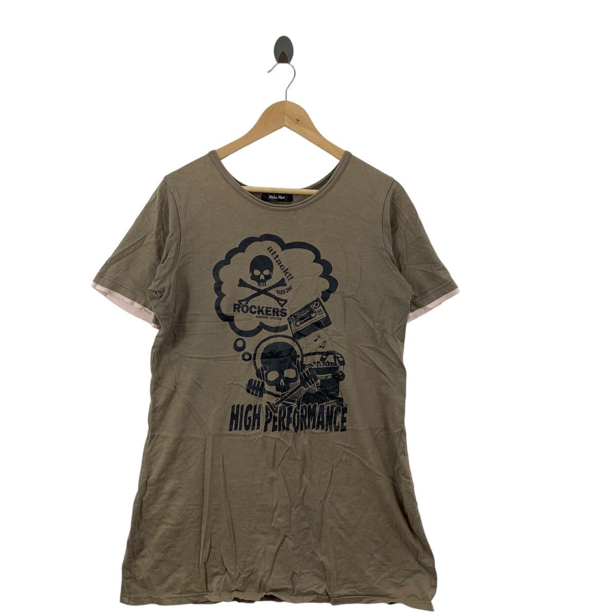 Vintage Vintage Rockers Skull Graphic High Performance Punk Rock Size US S / EU 44-46 / 1 - 4 Thumbnail