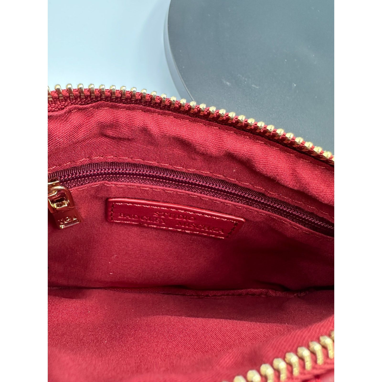 Badgley Mischka Badgley Mischka Quilted Clutch - Brick Red Size ONE SIZE - 8 Thumbnail