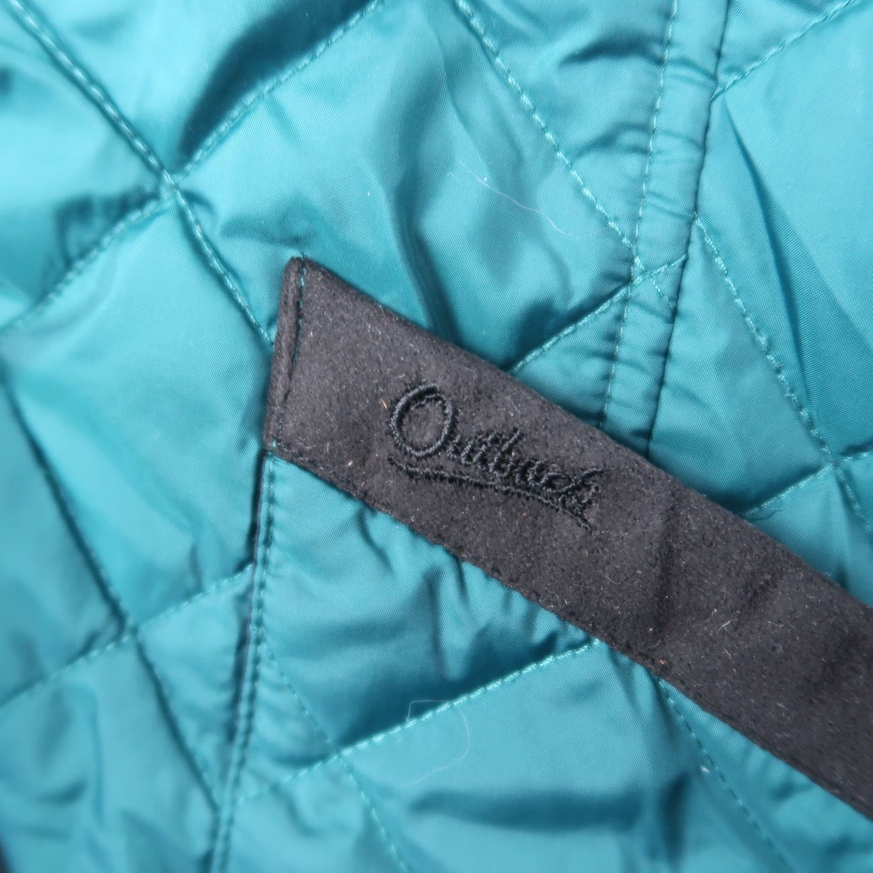 Altea Outback Trading Women’s Barn Coat Puffer Jacket Teal M Medium Preppy Quilted Corduroy Casual Coat Womens Size M / US 6-8 / IT 42-44 - 4 Thumbnail