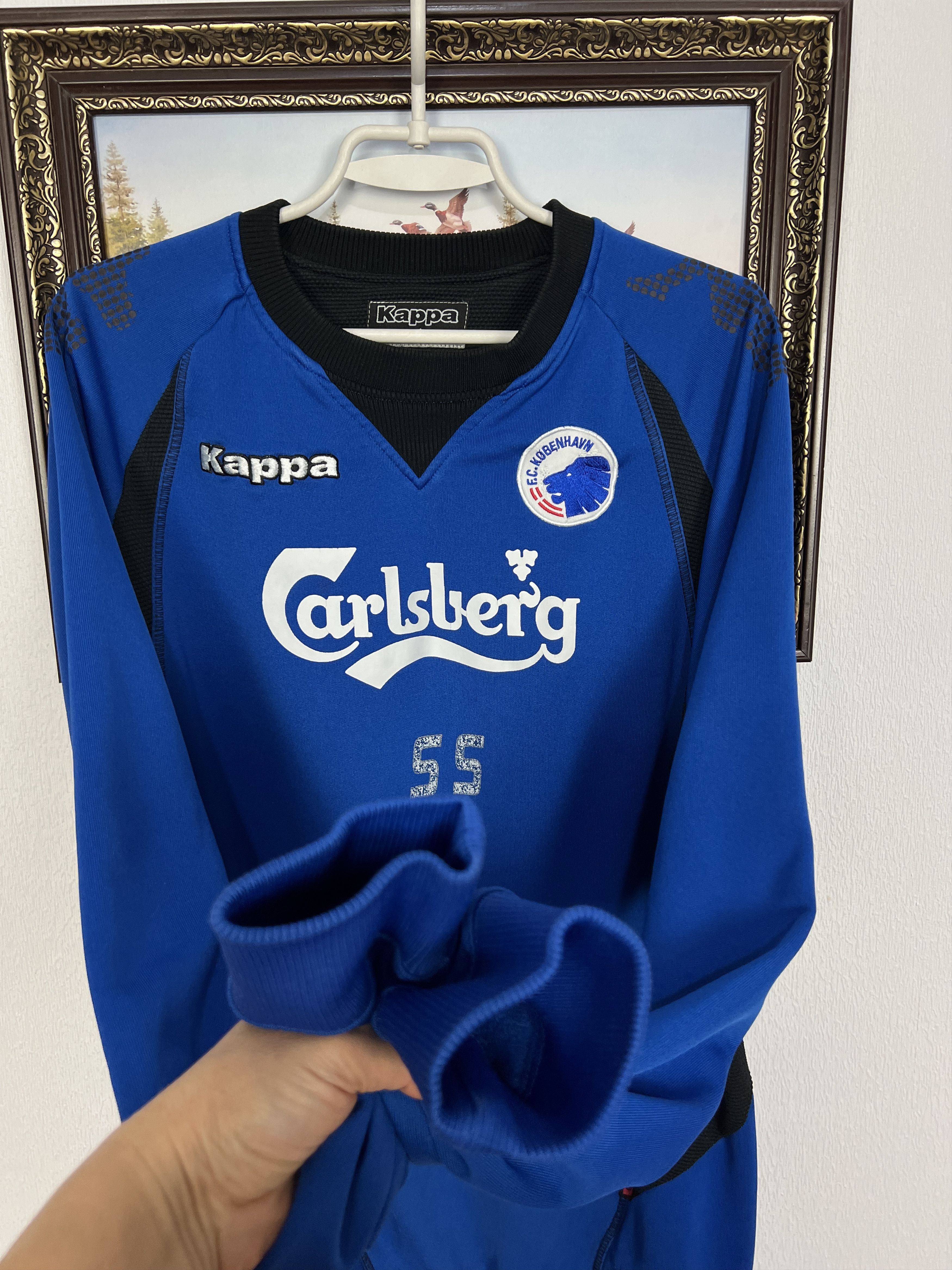 Kappa Copenhagen Kobenhavn Football Player Issue Sweatshirt Jacket Size US XXL / EU 58 / 5 - 6 Thumbnail