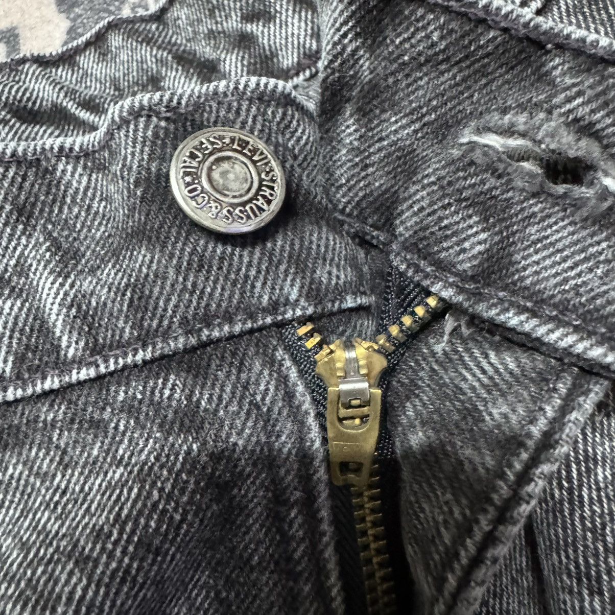 Levi's Vintage 90s Levis 505 Black Acid Wash Jeans Size US 30 / EU 46 - 20 Thumbnail