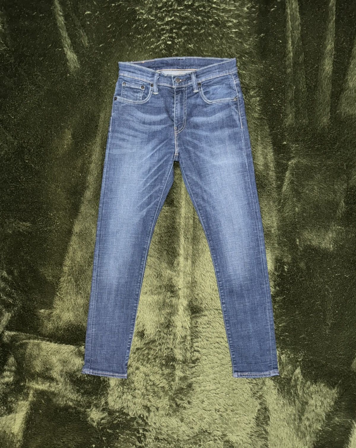 Levi's [W30/L32] Levis 512 Leather label washed denim pants Size US 30 / EU 46 - 1 Thumbnail