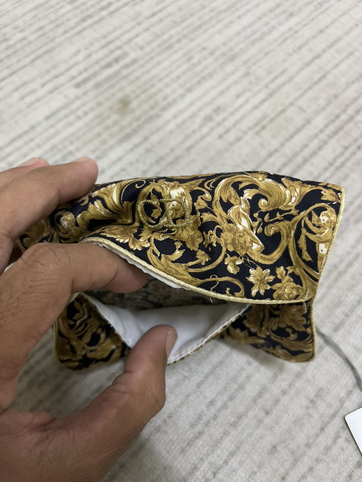 Dior Vintage 80s Dior cotton wallet Size ONE SIZE - 8 Thumbnail