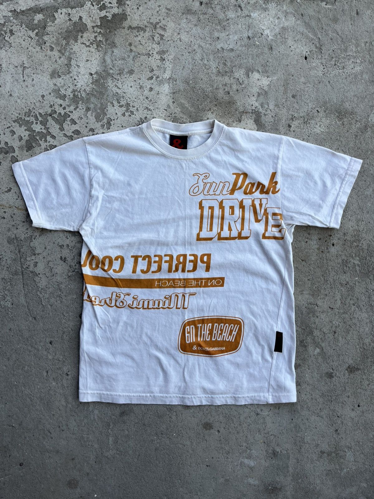 Dolce & Gabbana Dolce & Gabbana “Go The Beach” Big Logo Vintage T-Shirt Tee Size US XS / EU 42 / 0 - 1 Thumbnail
