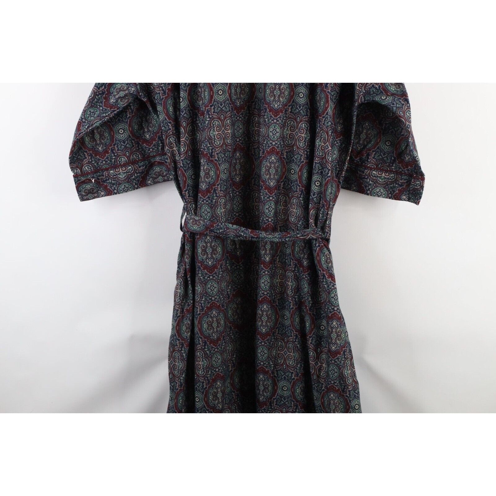 Vintage Vintage 90s Streetwear Rainbow Paisley Chamois Cloth Robe Size US L / EU 52-54 / 3 - 13 Thumbnail