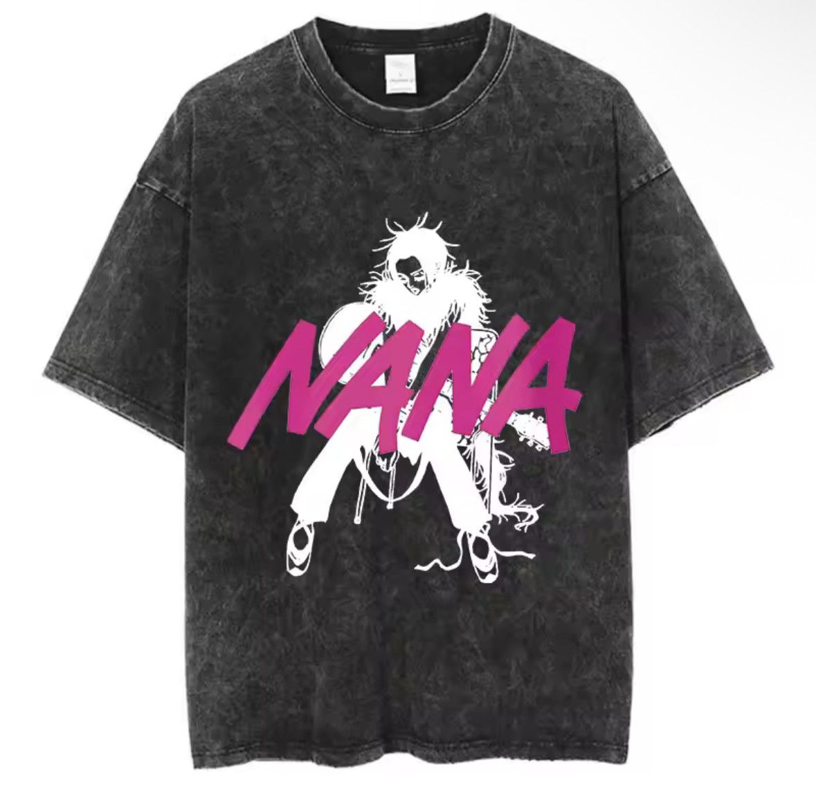 Japanese Brand Y2K Hip Hop Vintage Nana Osaki Anime Graffiti Washed T-Shirt Size US XXL / EU 58 / 5 - 1 Thumbnail