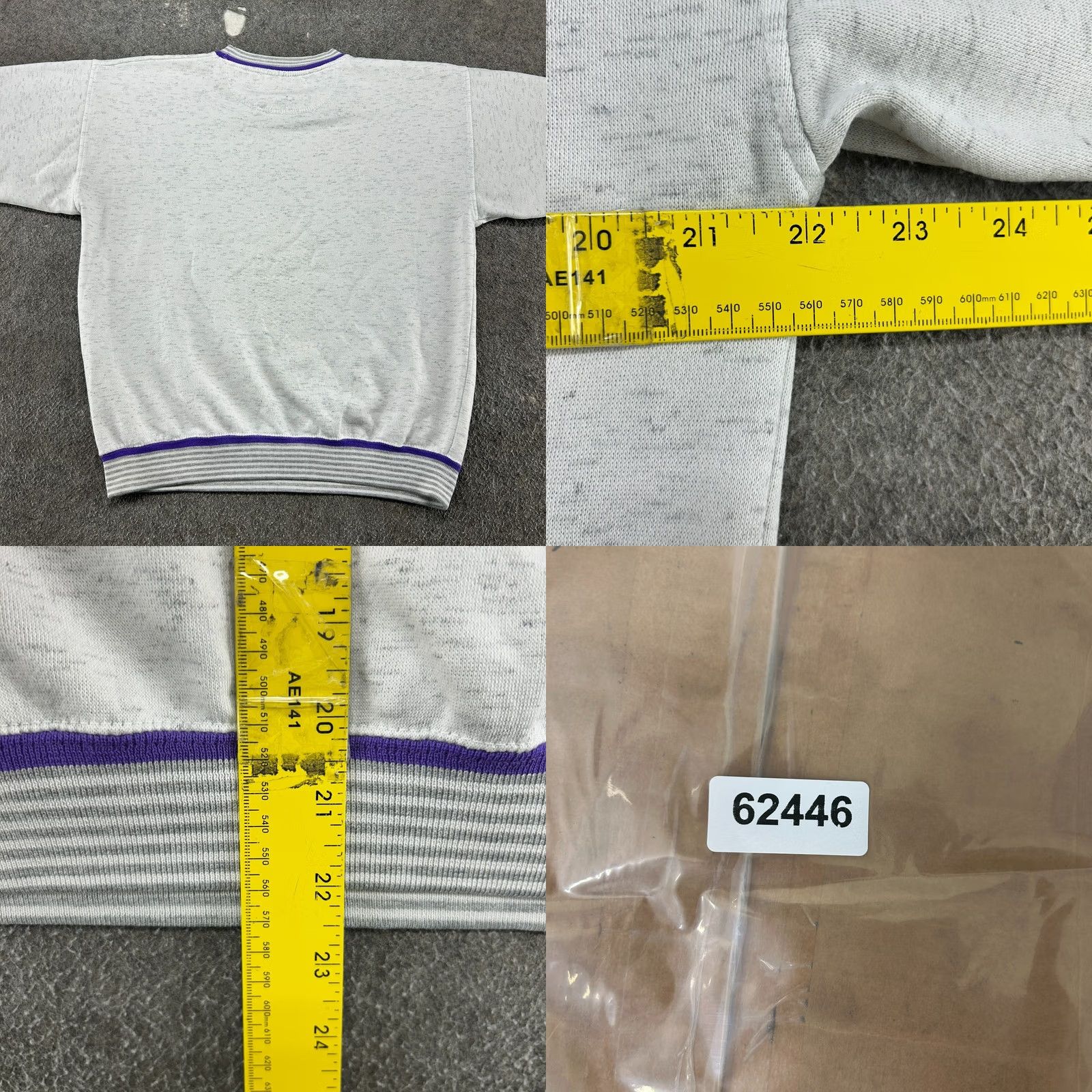 Vintage VINTAGE Gear For Sports Sweatshirt Mens S Gray Fleece Pullover Striped Inside Passage 90s Sweatshirt Pullover Mens S Gray 90s Size US S / EU 44-46 / 1 - 8 Thumbnail