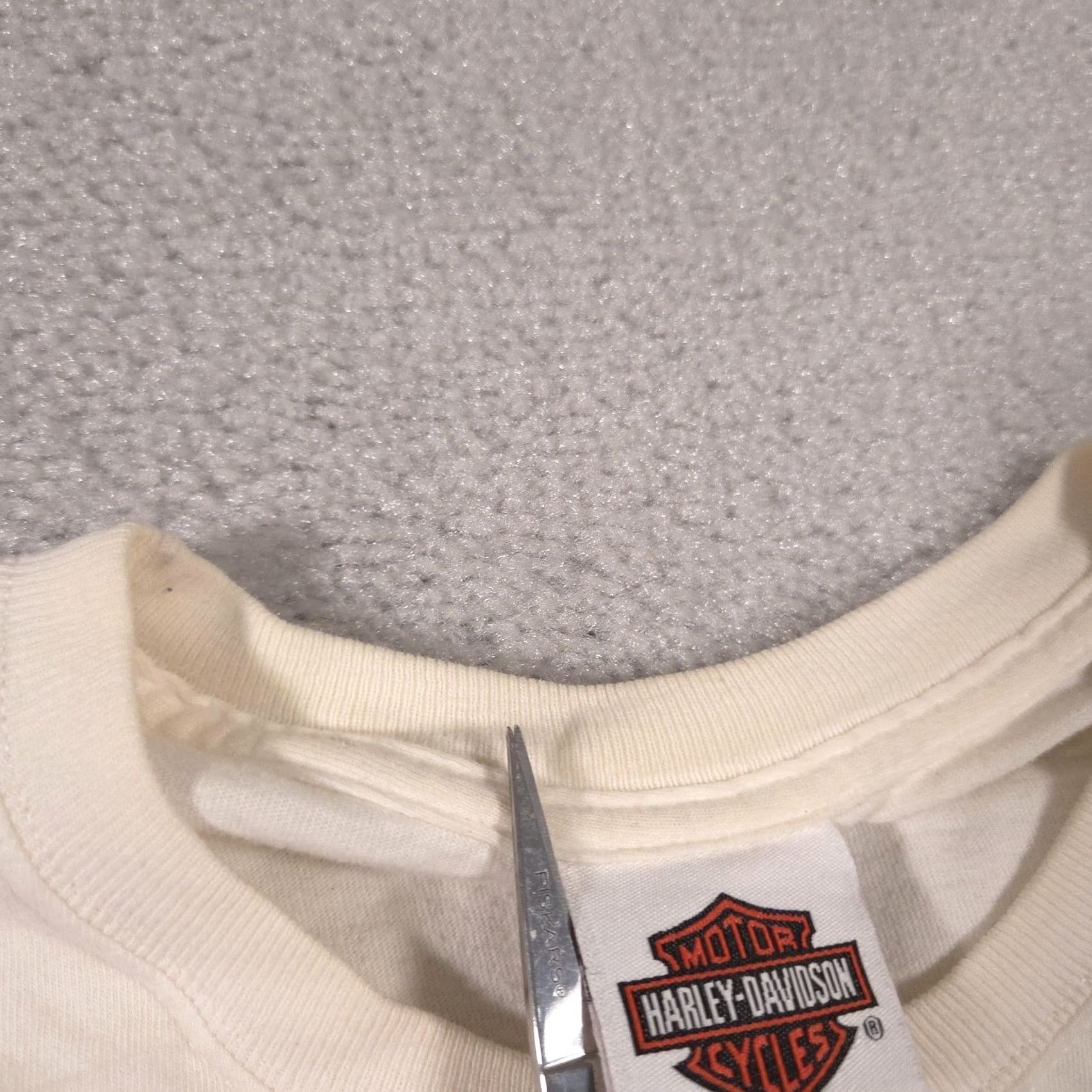 Harley Davidson Harley-Davidson Shirt Mens XL Makin' Tracks Glacier Kalispell Montana Graphic Crew Neck Short Sleeve White Jersey Vintage: No Size US L / EU 52-54 / 3 - 7 Thumbnail