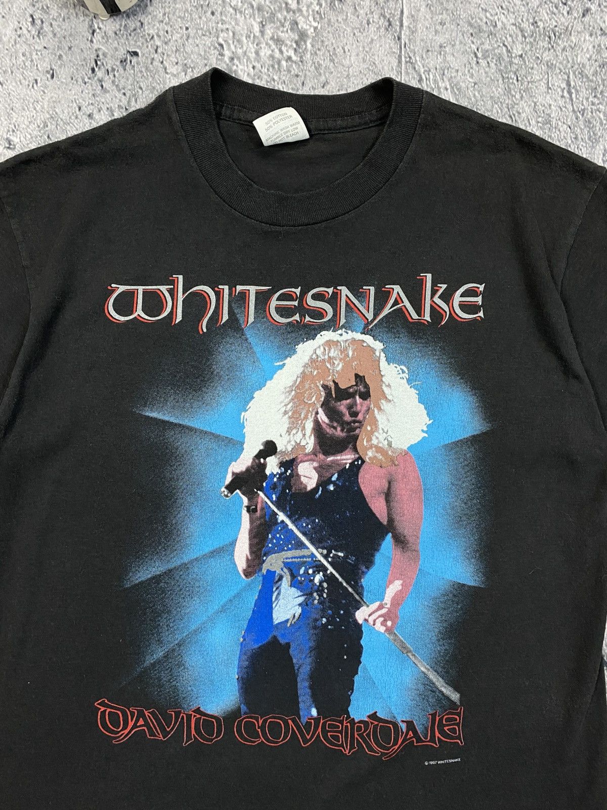 Vintage Vintage WhiteSnake 1988 USA single stich T-shirt Size US M / EU 48-50 / 2 - 5 Thumbnail