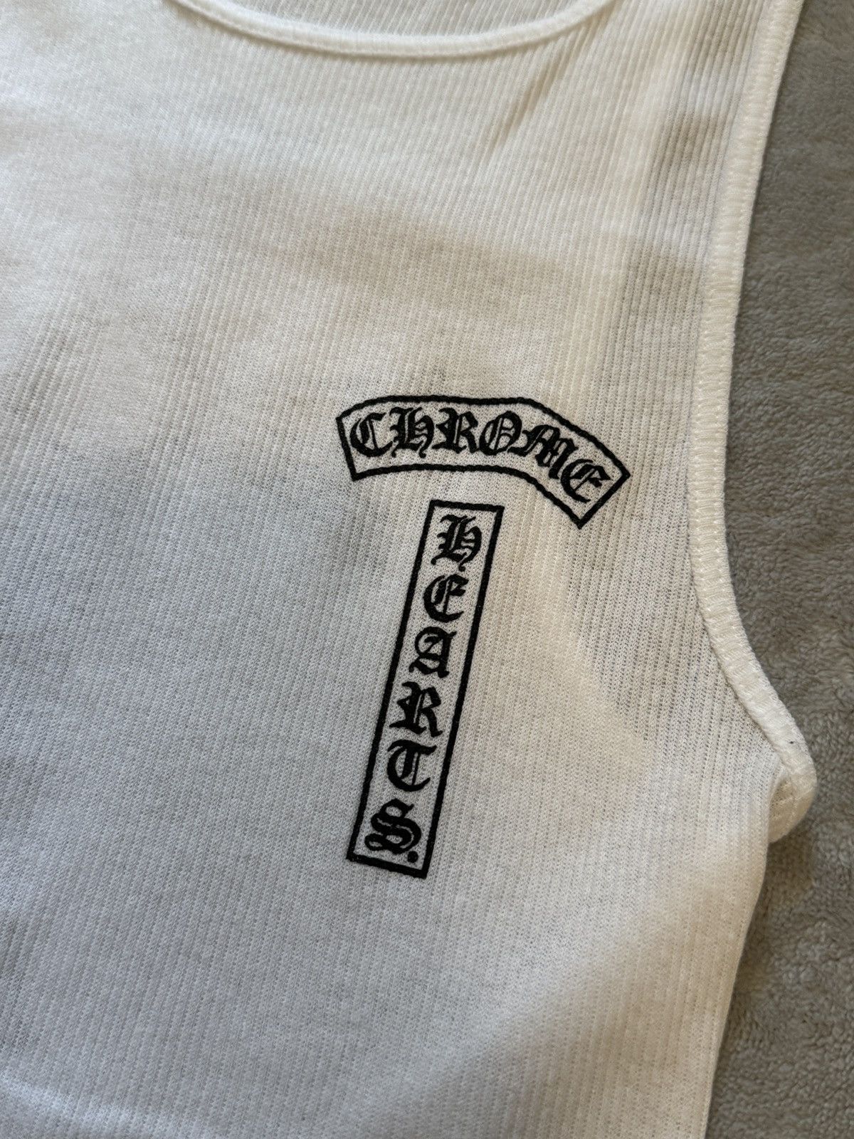 Chrome Hearts Chrome Hearts Tank Top White Big Cross Size US M / EU 48-50 / 2 - 3 Thumbnail